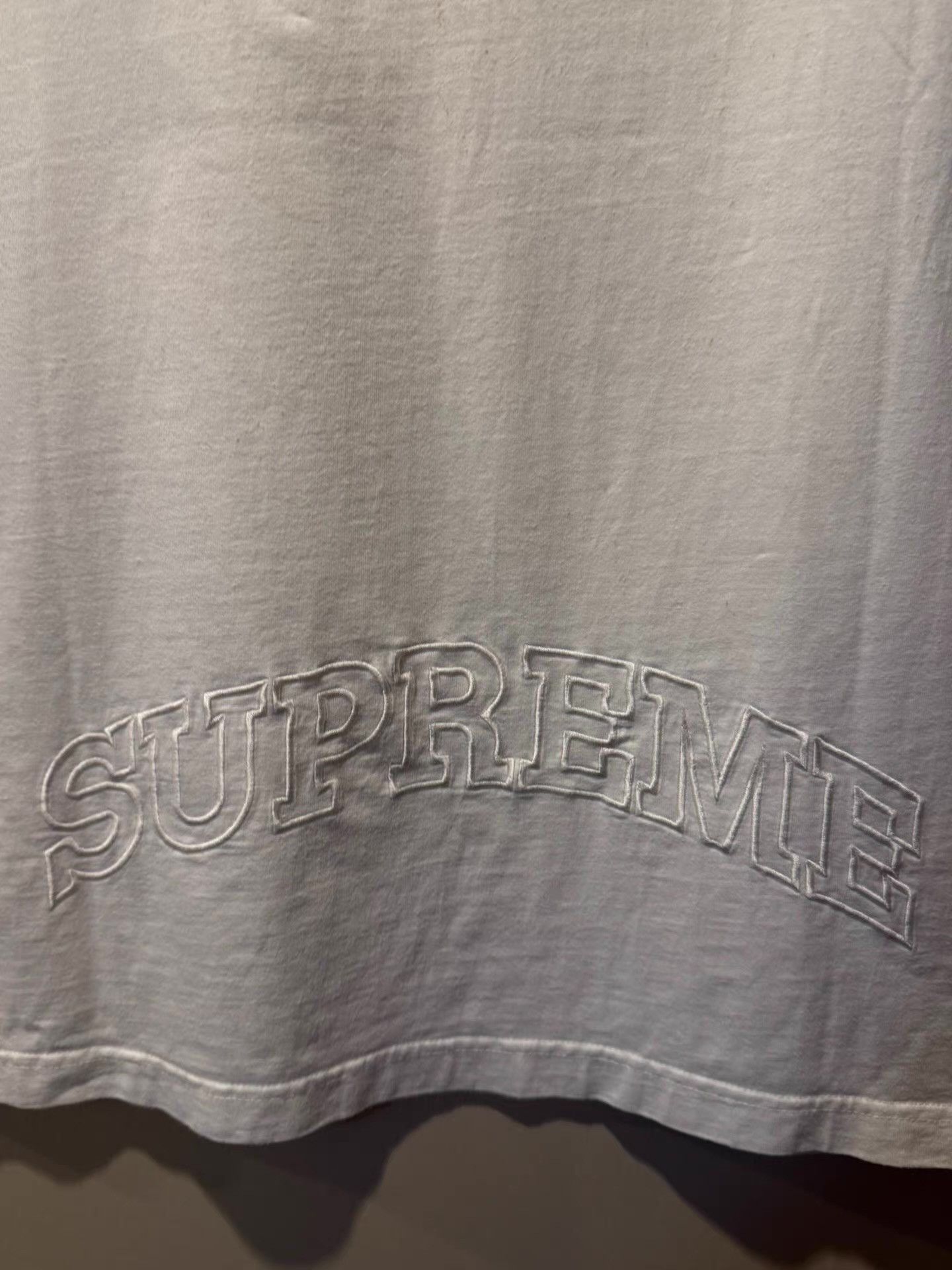 Supreme Supreme White & Green Panel Short Sleeve Henley Shir Ｑ20 Size US M / EU 48-50 / 2 - 5 Thumbnail
