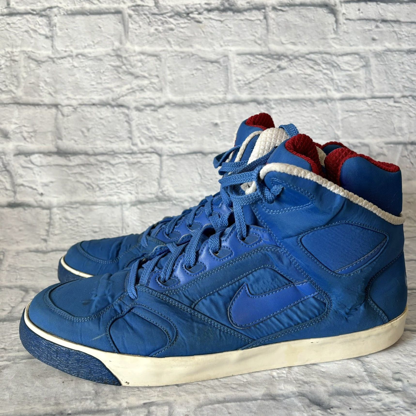 Nike Nike Auto Flight High Varsity Royal Blue Sneakers 375468-441 Men’s Size 14 Size US 13 / EU 46 - 6 Thumbnail