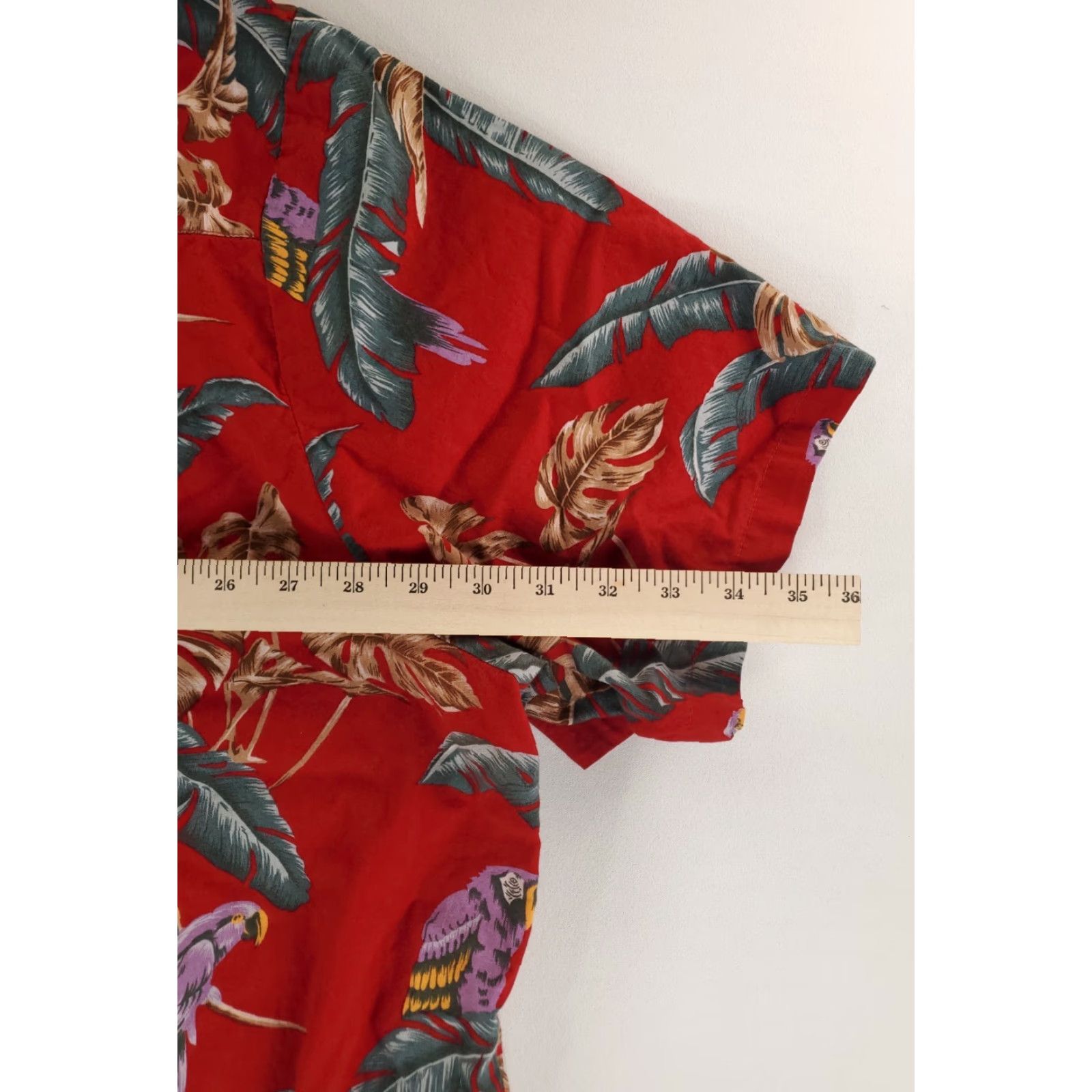 Paradise Found VINTAGE Paradise Found Shirt 4XL Mens Red Hawaiian Parrots 80s Magnum PI C Size US XXL / EU 58 / 5 - 4 Thumbnail