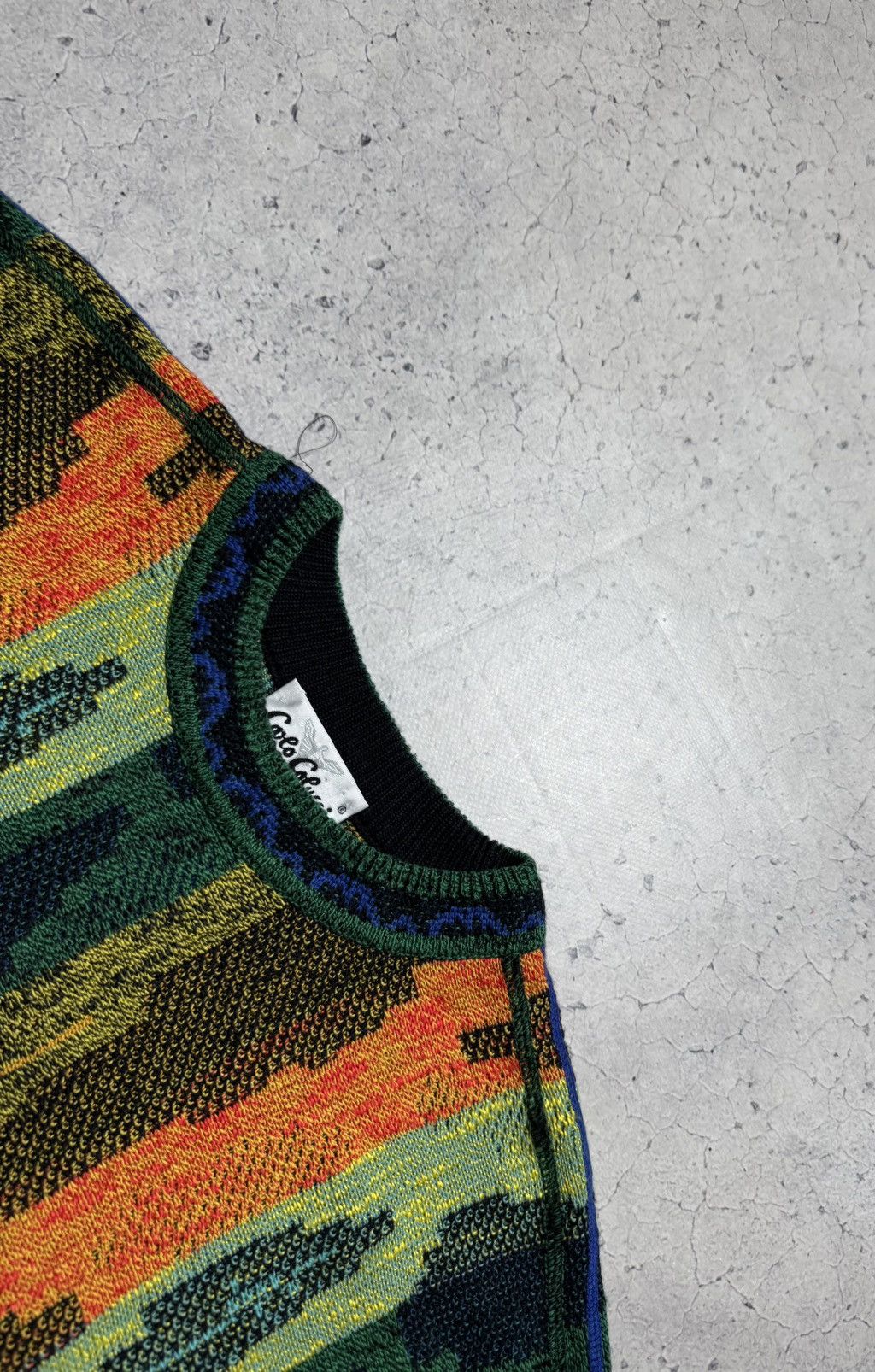 Carlo Colucci Carlo Colucci Coogi Monogram Sweater Size 54 Size US L / EU 52-54 / 3 - 5 Thumbnail