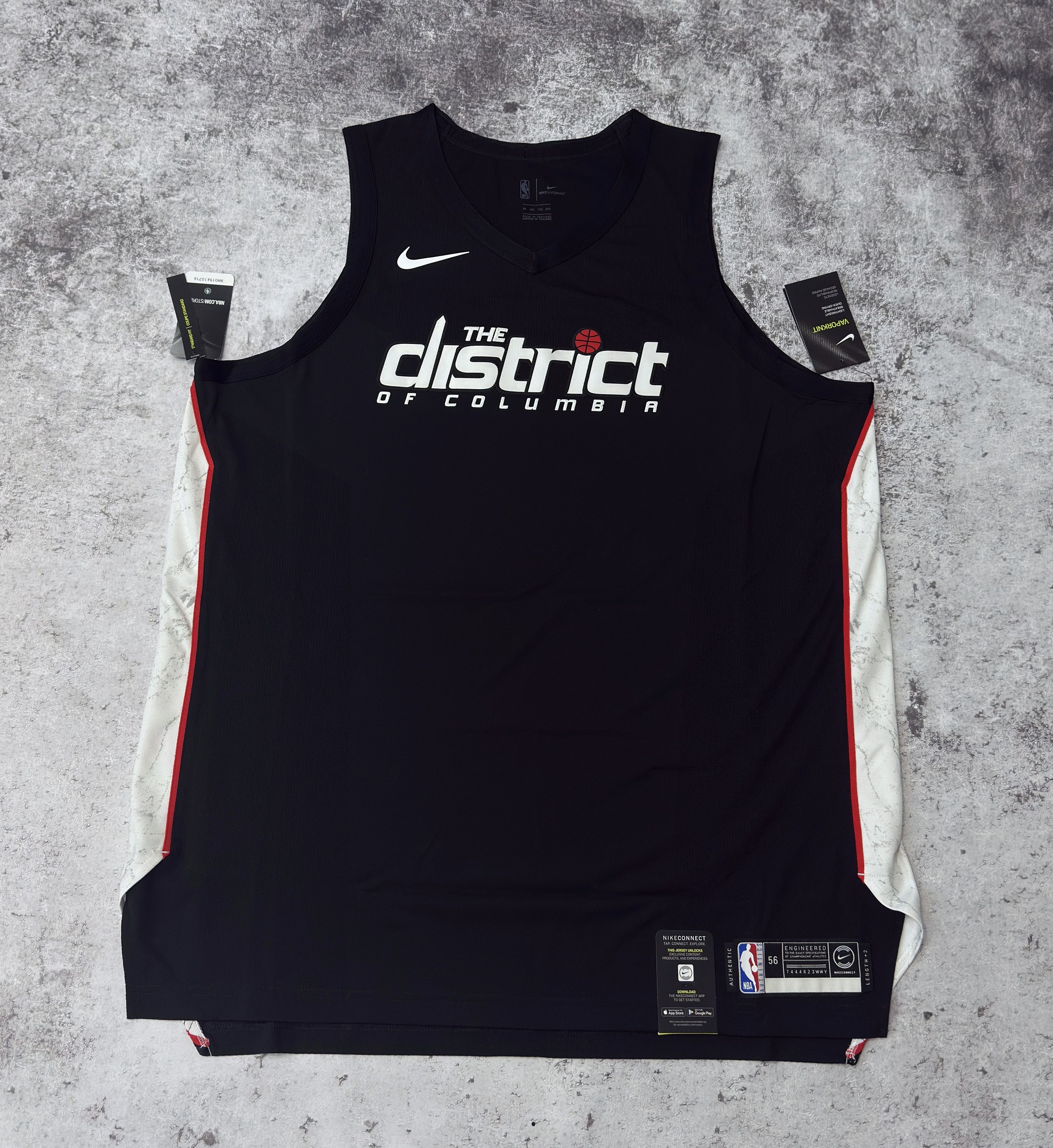 Nike WASHINGTON WIZARDS NBA BASKETBALL JERSEY NIKE VAPORKNIT 2XL Size US XXL / EU 58 / 5 - 1 Thumbnail