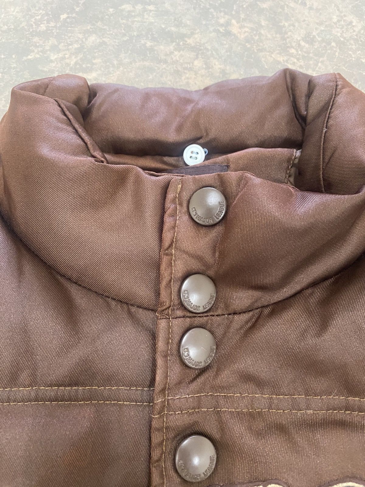MLB VINTAGE MLB BREWERS TRAVIS BROWN PUFFER DOWN JACKET WINTER Size US M / EU 48-50 / 2 - 7 Thumbnail