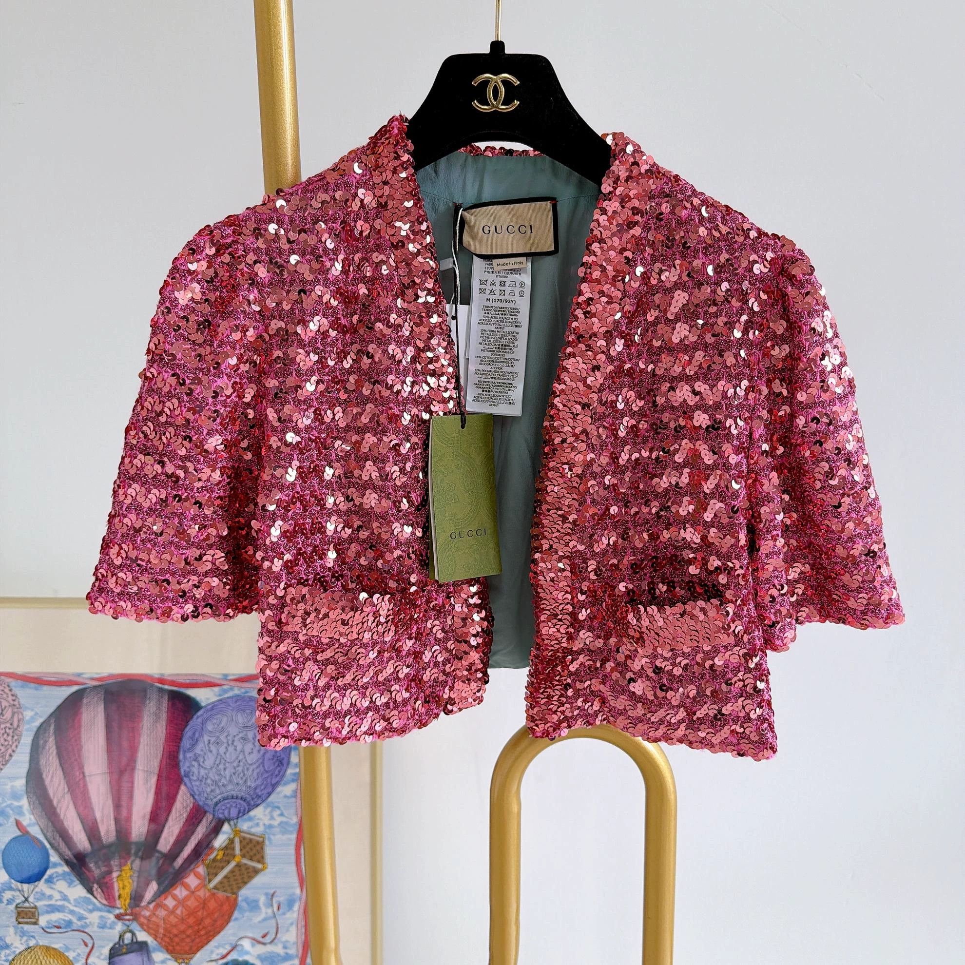Gucci Gucci red sequin top M new with tags Size M / US 6-8 / IT 42-44 - 1 Thumbnail
