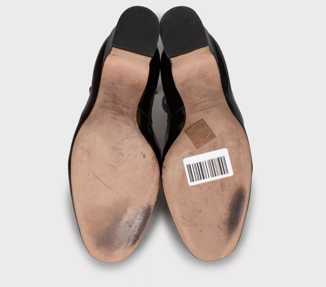 Valentino Valentino Tan-Go Leather Shoes Black Size US 6 / IT 36 - 5 Thumbnail