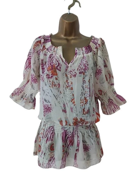 Vintage BPC vintage sheer tunic XS-M Size S / US 4 / IT 40 - 1 Thumbnail