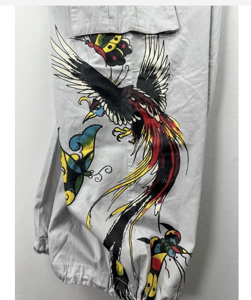 Ed Hardy Authentic Ed Hardy Lightweight Butterfly Cargo Pants L Size 36" / US 14 / IT 50 - 3 Thumbnail