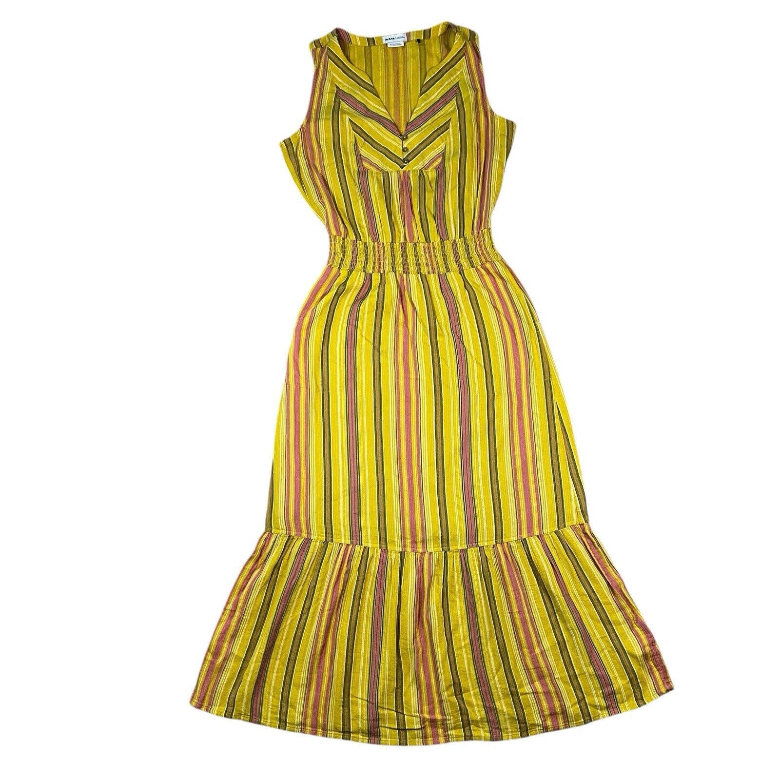 Prana Prana Maxi Dress California Dreaming Flounce Yellow Size Sm Size S / US 4 / IT 40 - 9 Thumbnail