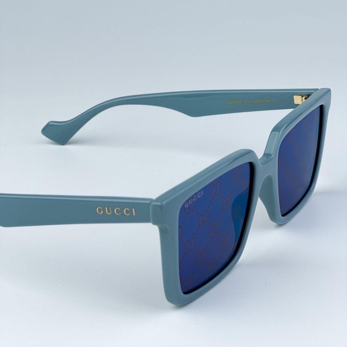 Gucci NEW Gucci GG1540S 003 Men Square 55mm Sunglasses GG 1540S Size ONE SIZE - 6 Thumbnail