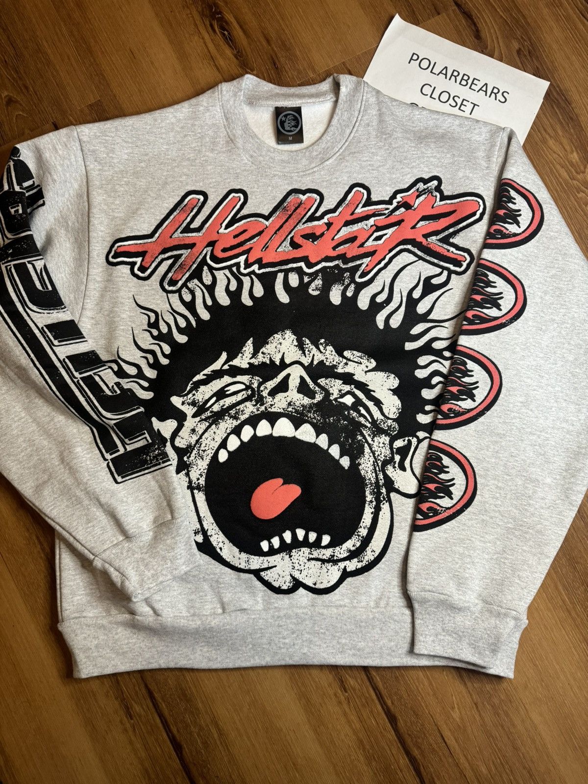 hellstar records capsule 9 crewneck sweatshirt