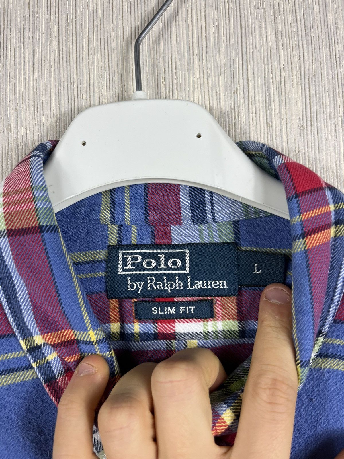 Flannel × Polo Ralph Lauren × Vintage Vintage Polo Ralph Lauren 90s flannel plaid checked shirt Size US L / EU 52-54 / 3 - 12 Thumbnail