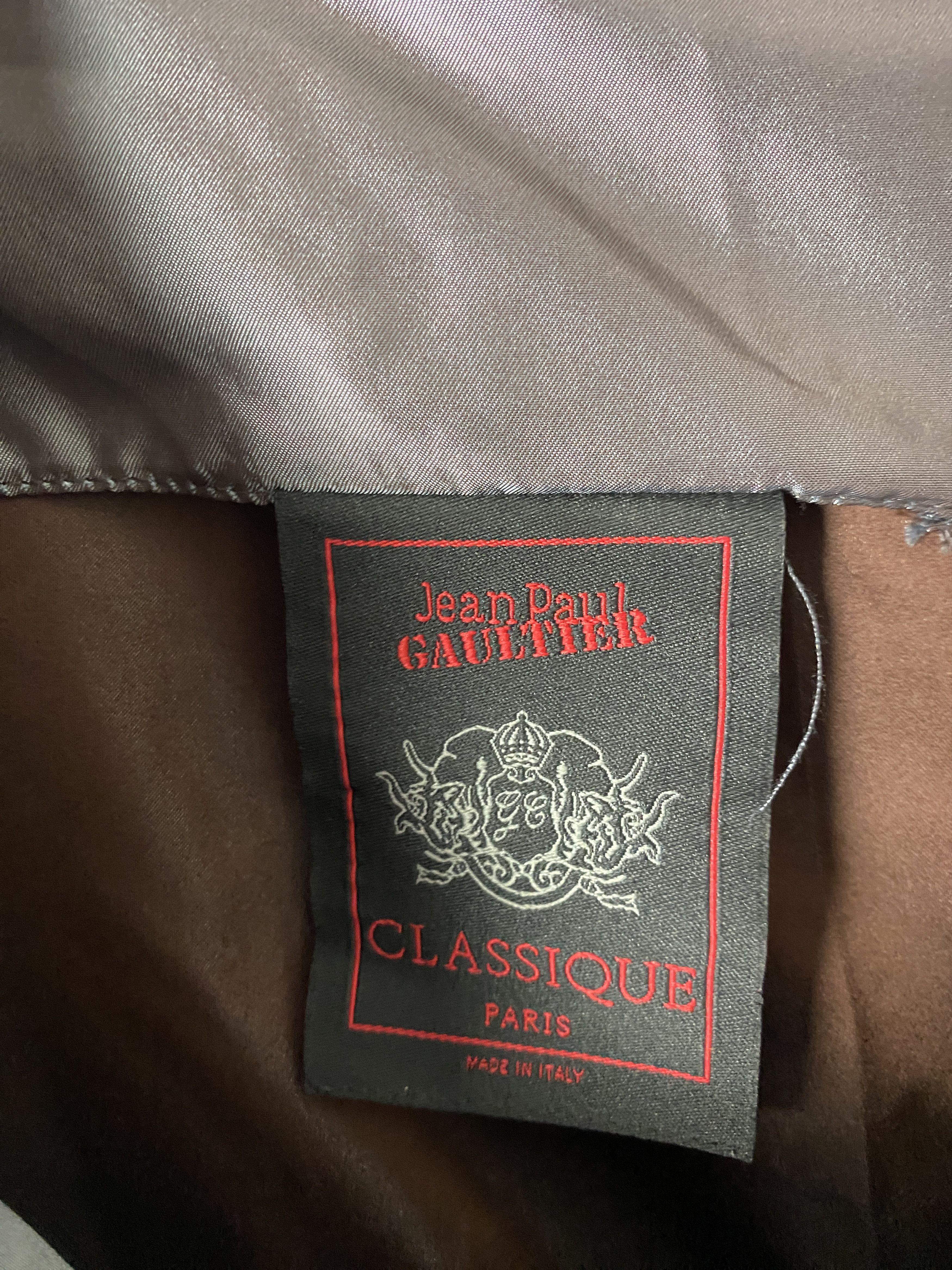 Jean Paul Gaultier Jean Paul Gaultier Classique acetat silver dress avant garde Size M / US 6-8 / IT 42-44 - 5 Thumbnail