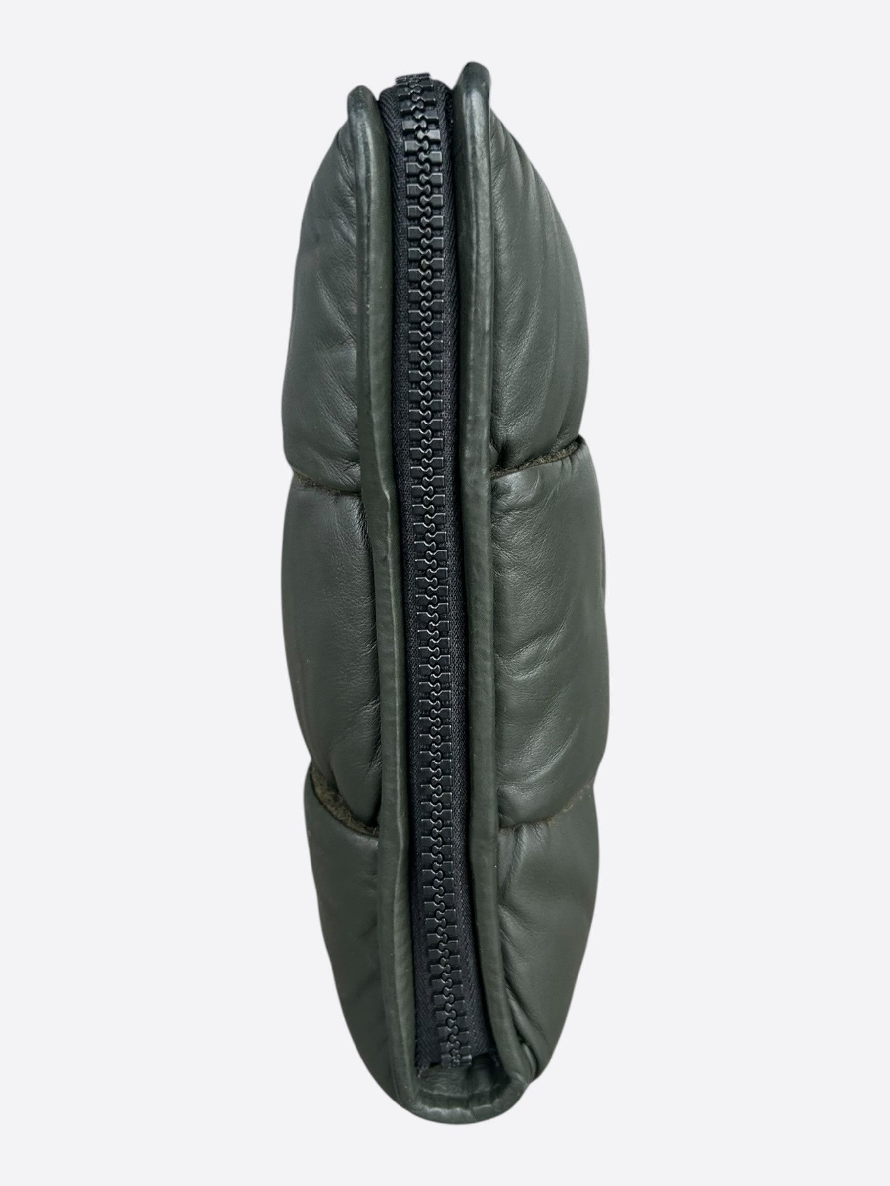 Bottega Veneta Bottega Veneta Green Intrecciato Padded Cassette Clutch Size ONE SIZE - 2 Thumbnail