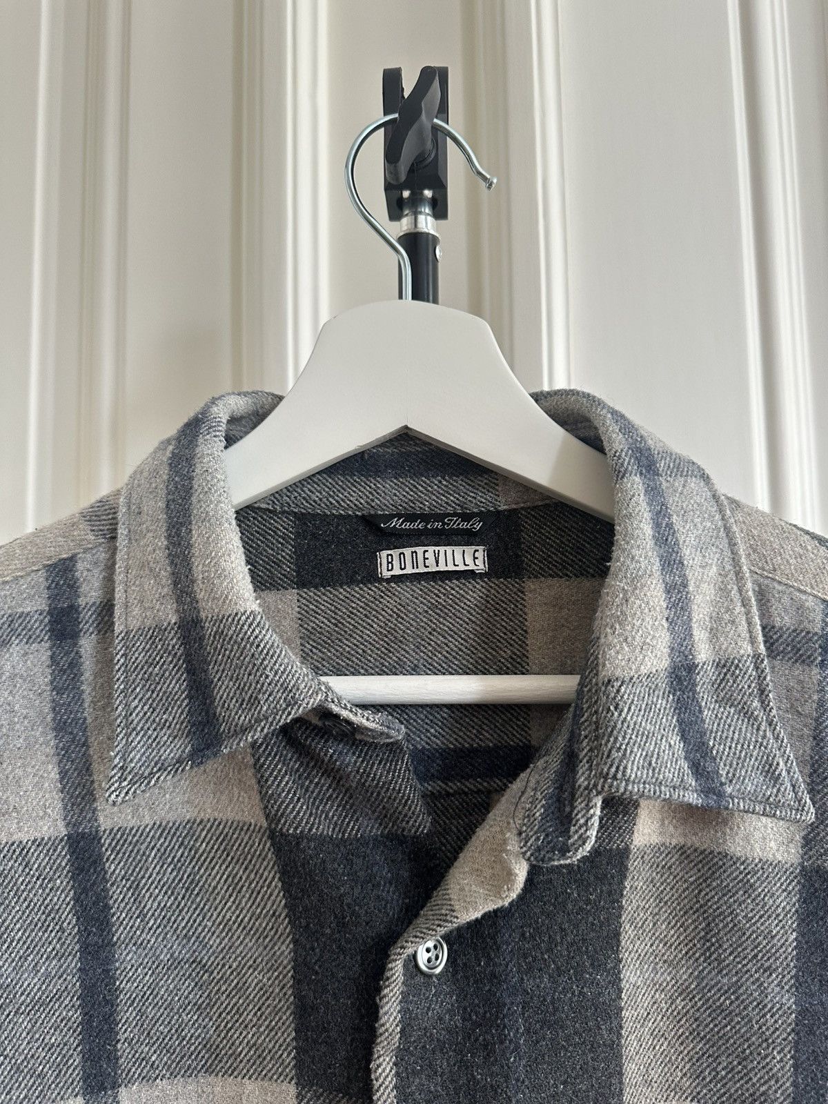 Boneville Boneville Vintage a/w 1995 Massimo Osti Style Flanell Shirt Size US L / EU 52-54 / 3 - 4 Thumbnail