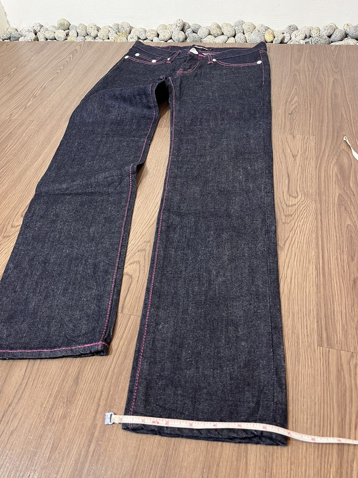 atmos Atmos Girl Pink Stitch Indigo Denim Size US 30 / EU 46 - 19 Thumbnail