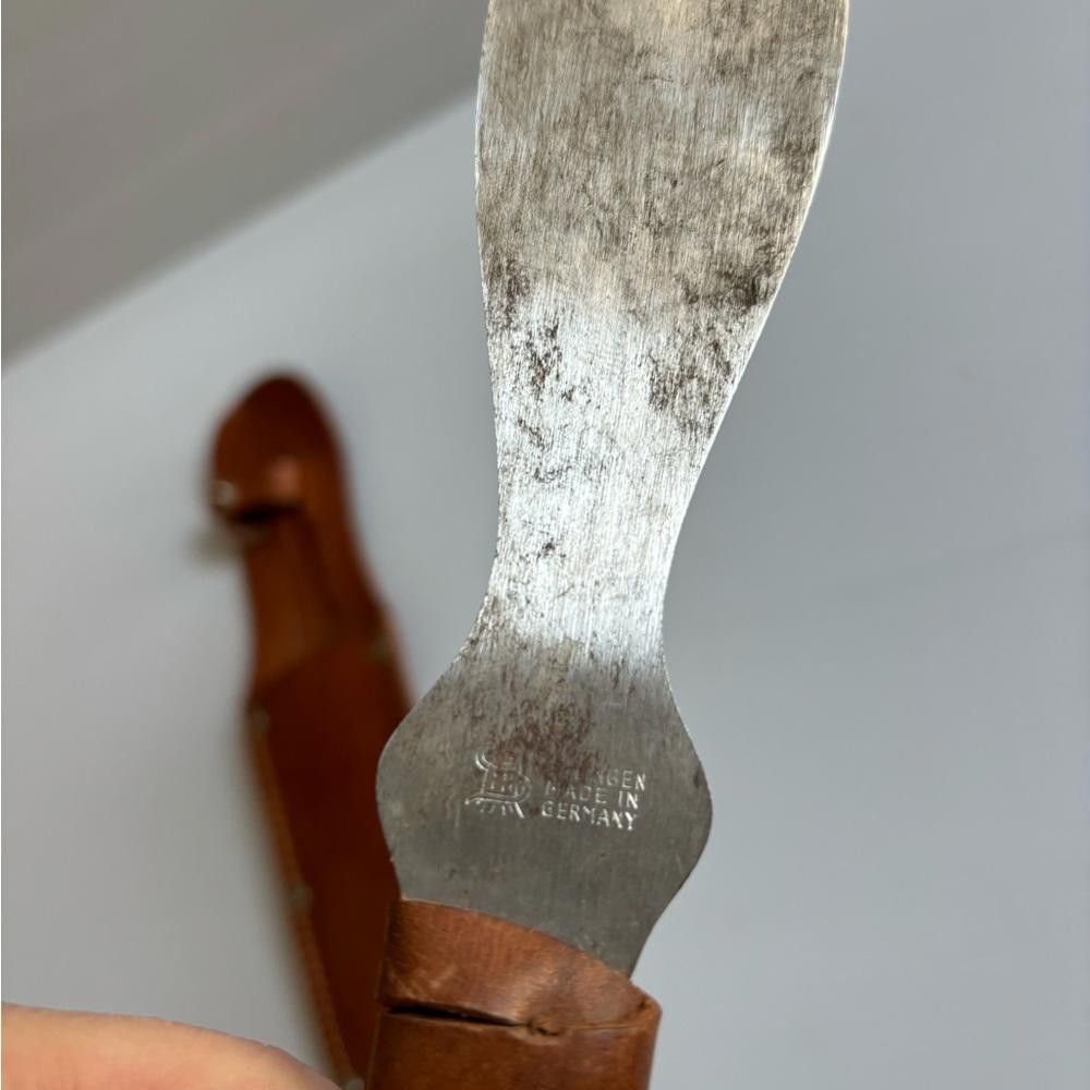 Designer Vintage Made in Germany Throwing Knife with Leather Sheath Size ONE SIZE - 3 Thumbnail