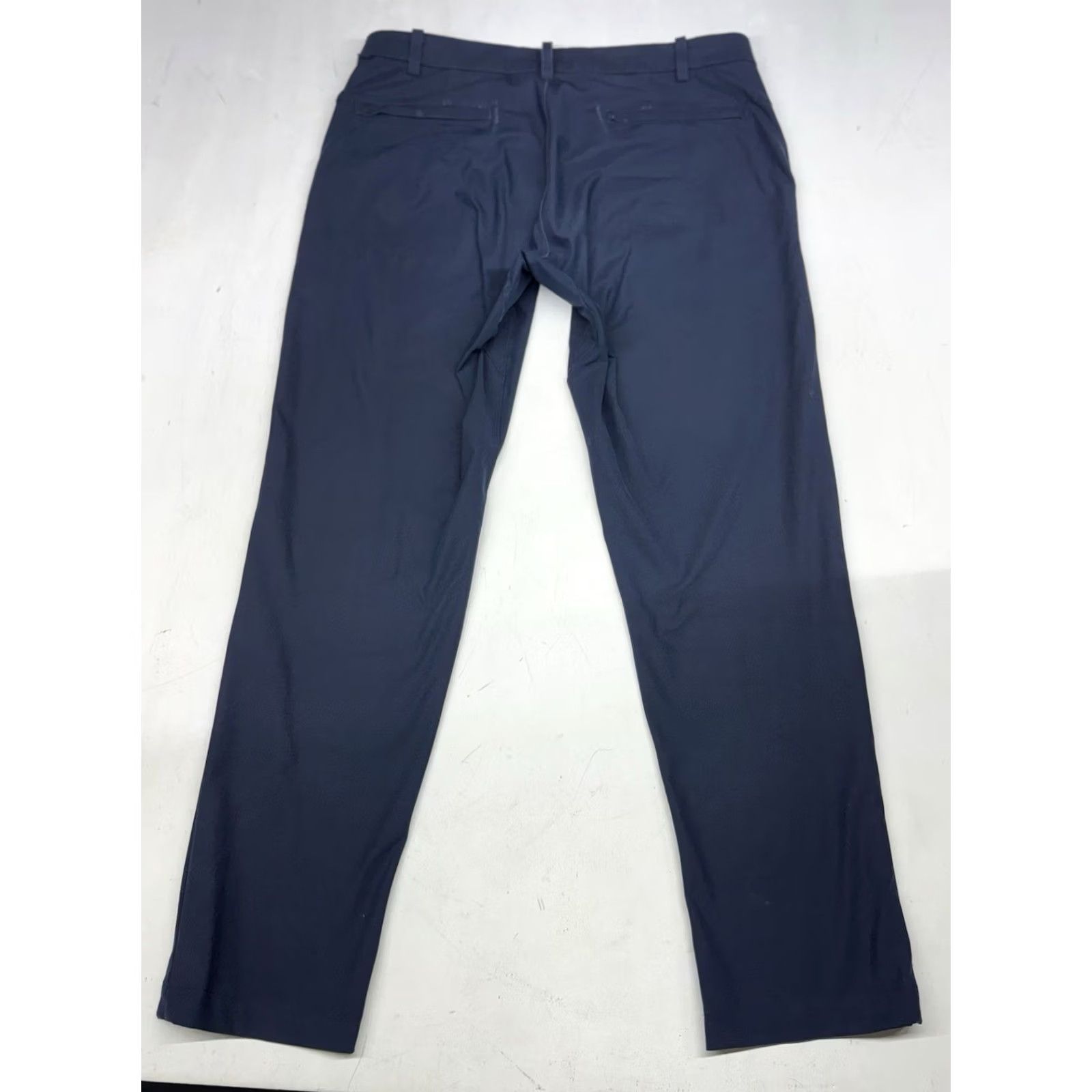 Lululemon Lululemon Commission Pant Classic Men 34x30 Navy Blue Chino Stretch 5-Pocket Flat Front Straight Leg Size US 34 / EU 50 - 7 Thumbnail