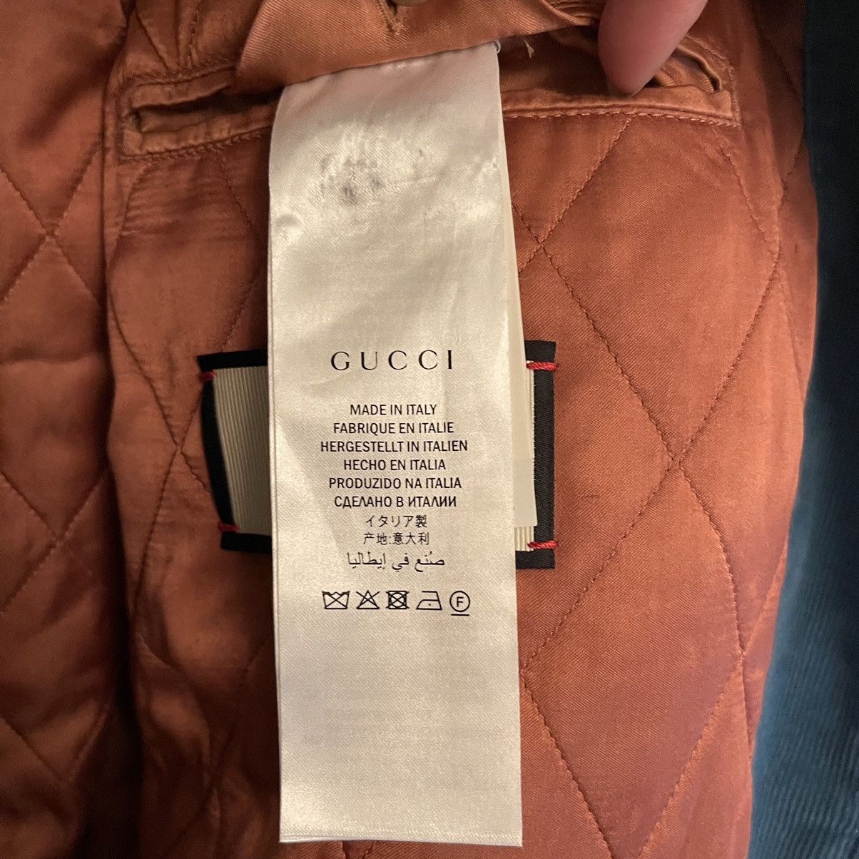 Gucci GUCCI Dragon Embroidered Corduroy Bomber Jacket M Size US M / EU 48-50 / 2 - 12 Thumbnail