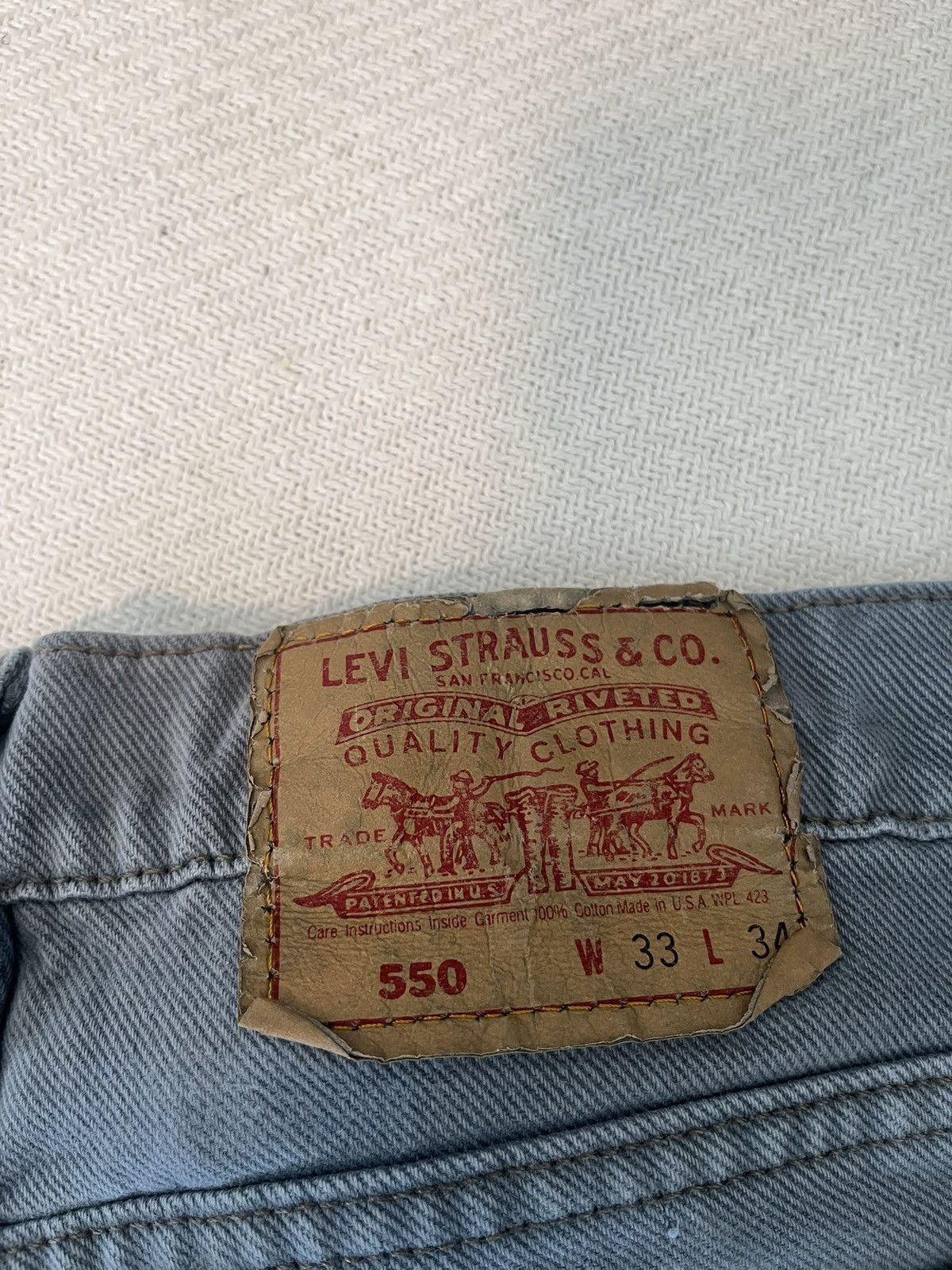 Levi's Vintage Clothing Vintage levi 550 Size US 33 - 11 Thumbnail