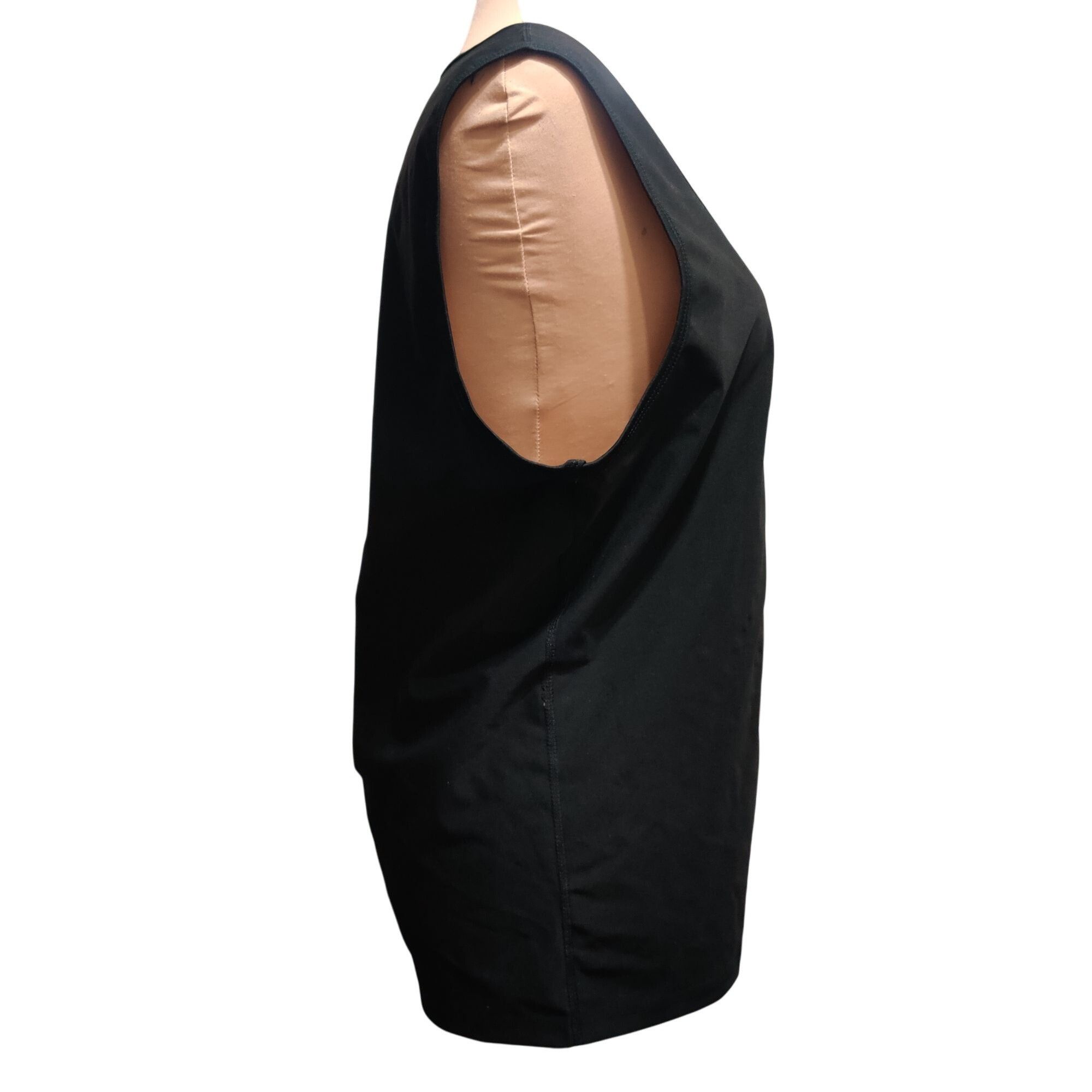 Other Sweat Sauna Vest XXL Womens Tank Top Black Gold Zip Compress Size XXL / US 16-18 / IT 52-54 - 3 Thumbnail