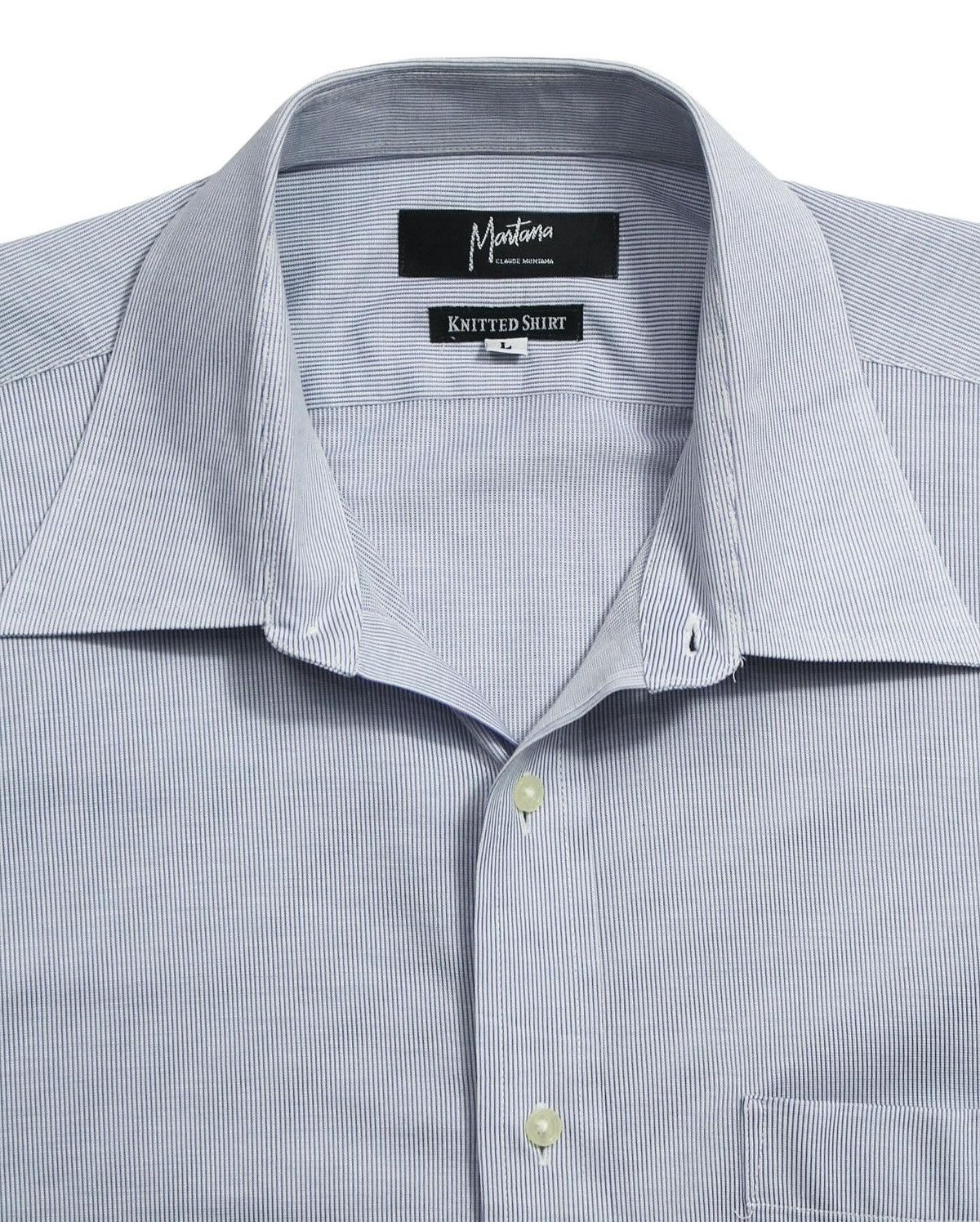Claude Montana 1990S CLAUD MONTANA KNITTED SHIRTS Size US L / EU 52-54 / 3 - 2 Thumbnail