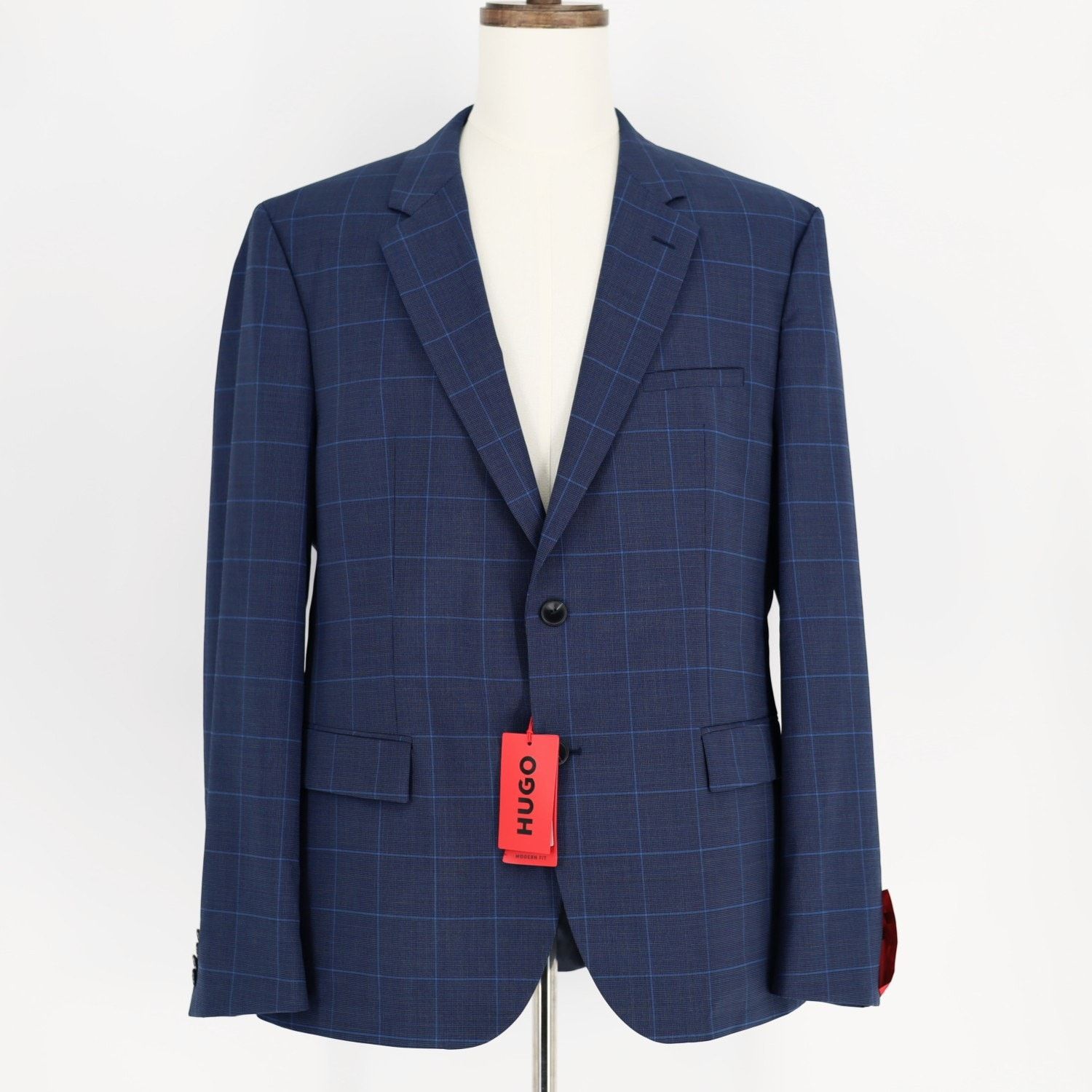 Hugo Boss Hugo Boss Men's Dark Blue Karl Modern Suit Jacket Size 46R Size 46R - 3 Thumbnail