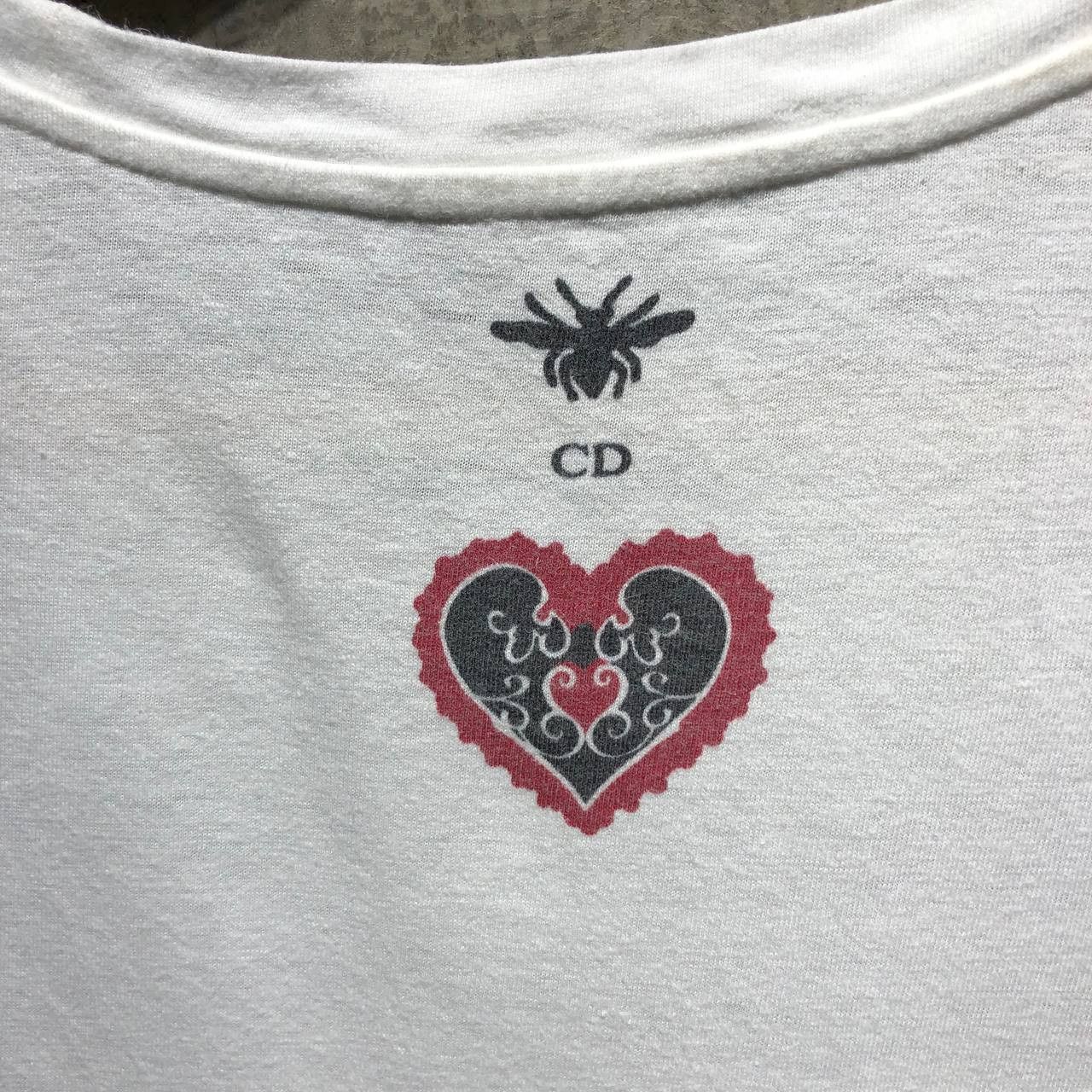Dior Dior Heart Print Tee Size S / US 4 / IT 40 - 8 Thumbnail