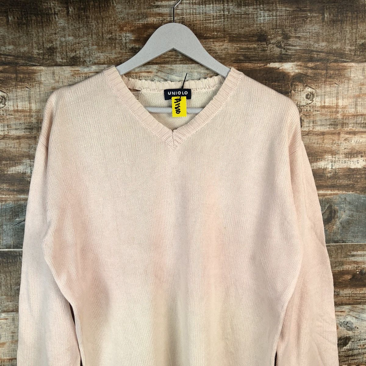 Homespun Knitwear × Japanese Brand Uniqlo vintage Pink Knitwear sweatshirt #A1810 Size US M / EU 48-50 / 2 - 5 Thumbnail