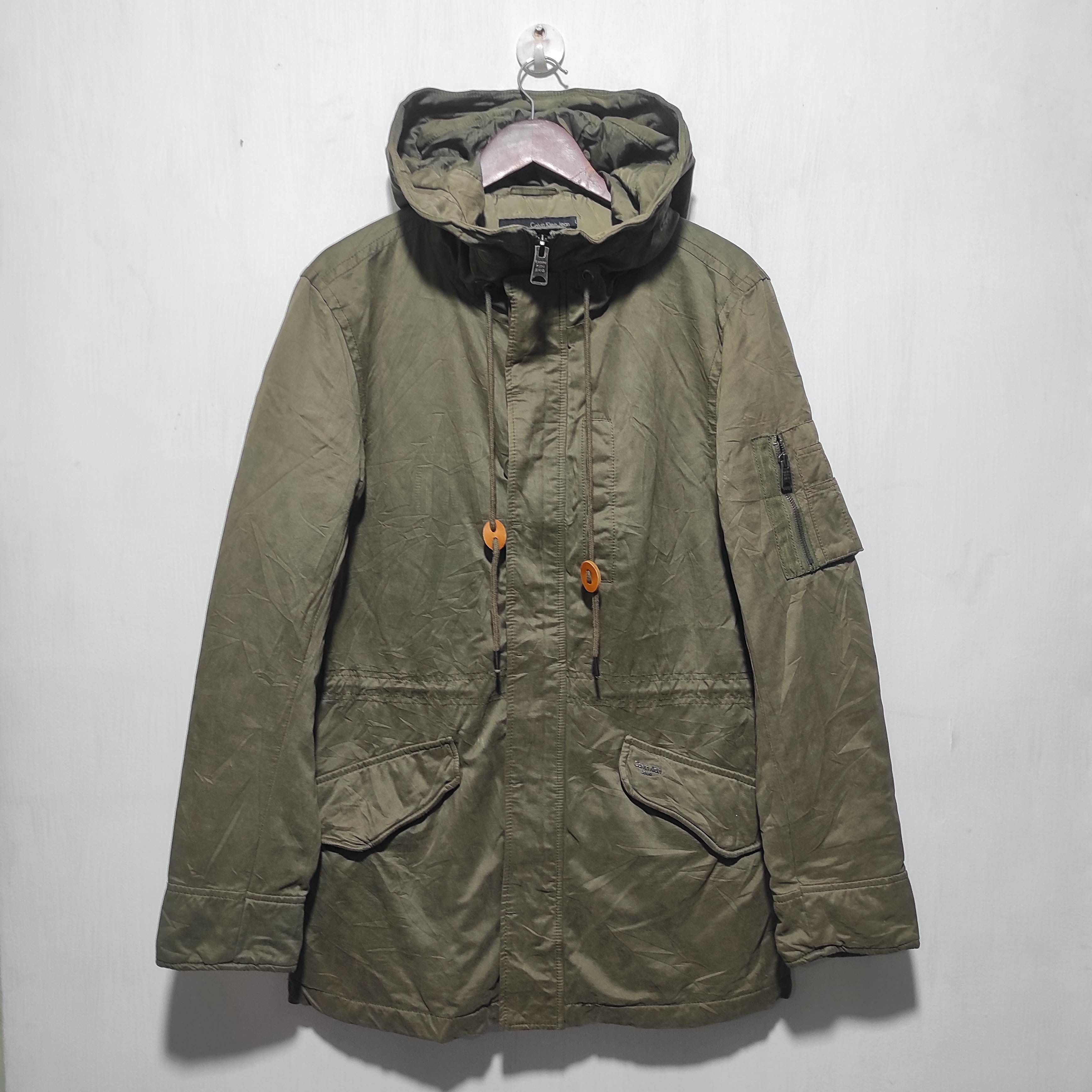 Calvin Klein Calvin Klein Jeans Parka Long Hoodie Jacket Size US L / EU 52-54 / 3 - 1 Thumbnail