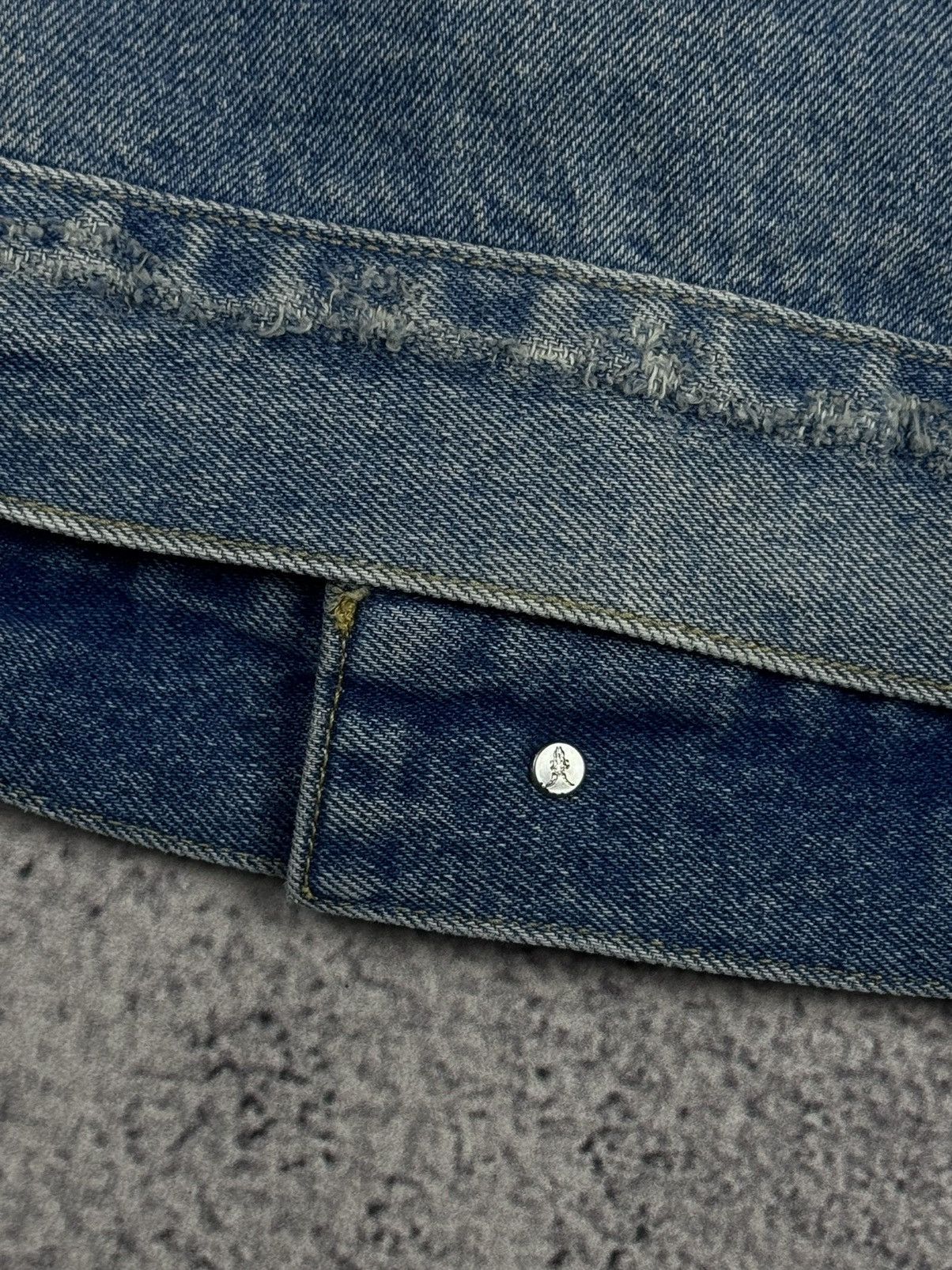 Allsaints All Saints Spitalfields Dustout Distressed Denim Jacket Size US M / EU 48-50 / 2 - 17 Thumbnail