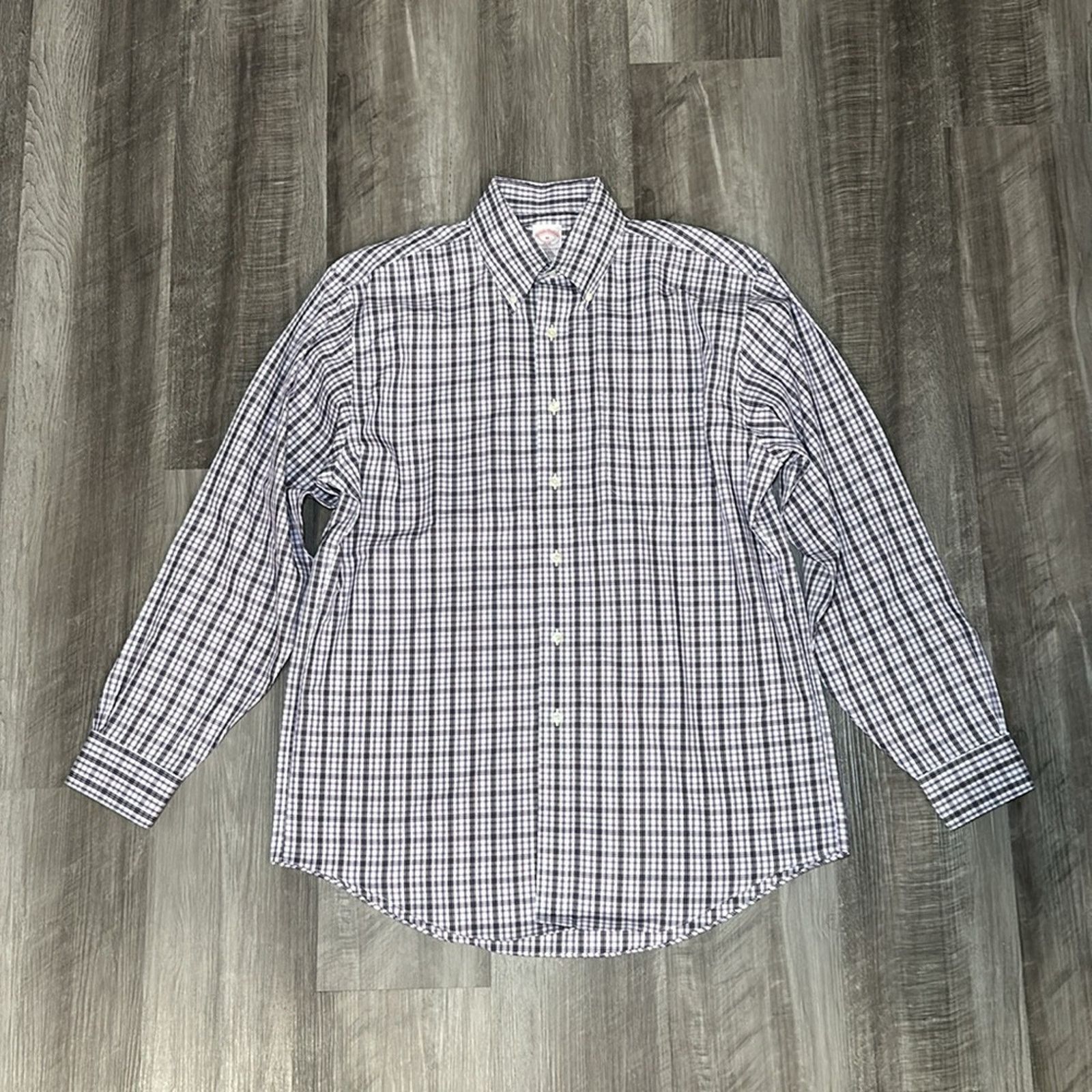 Brooks Brothers Brooks Brothers 346 Plaid Long Sleeve Button Down - Medium Size US M / EU 48-50 / 2 - 2 Thumbnail