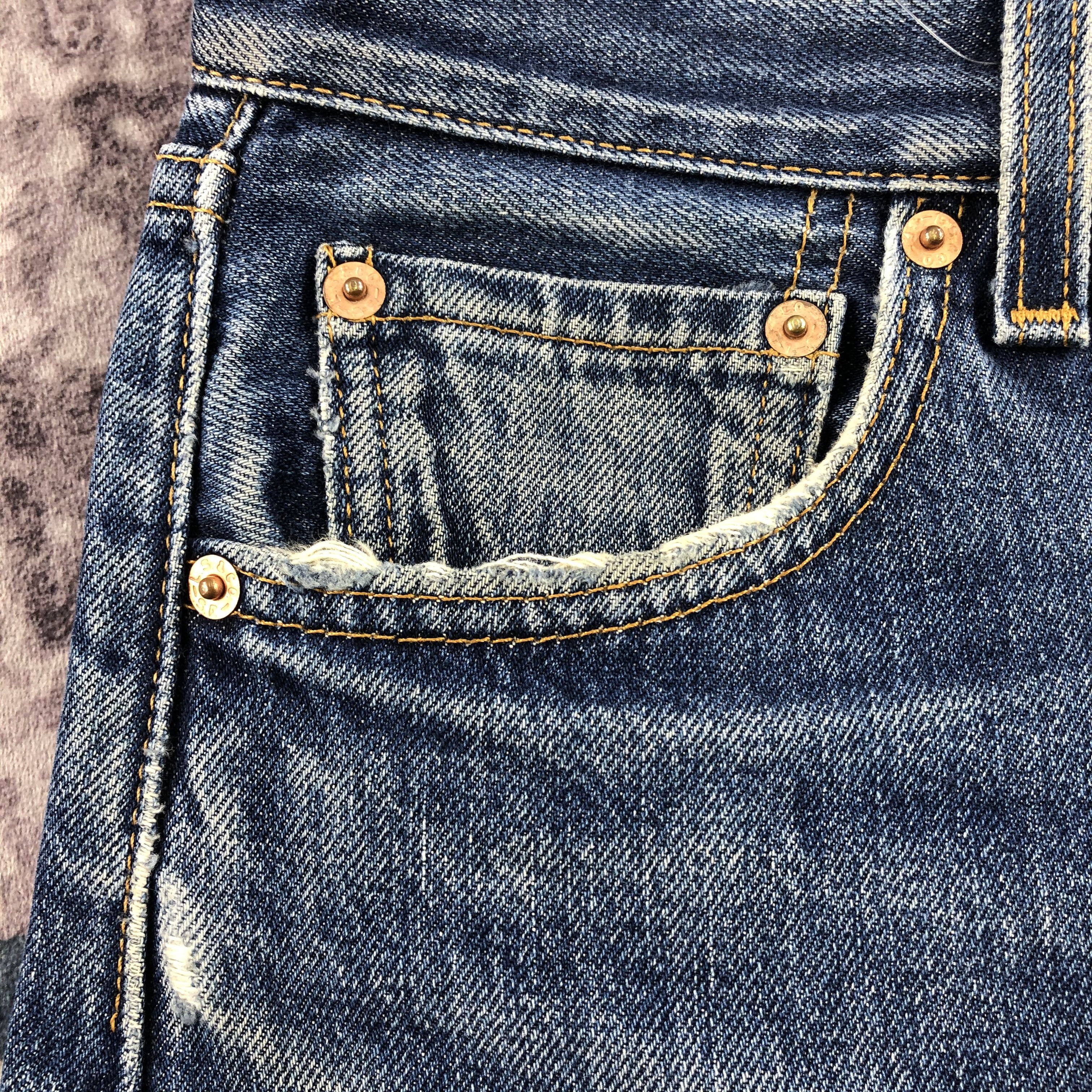 Levi's 90s Vintage Blue Wash Levis 501 Jeans-JM2804 Size US 29 - 11 Thumbnail