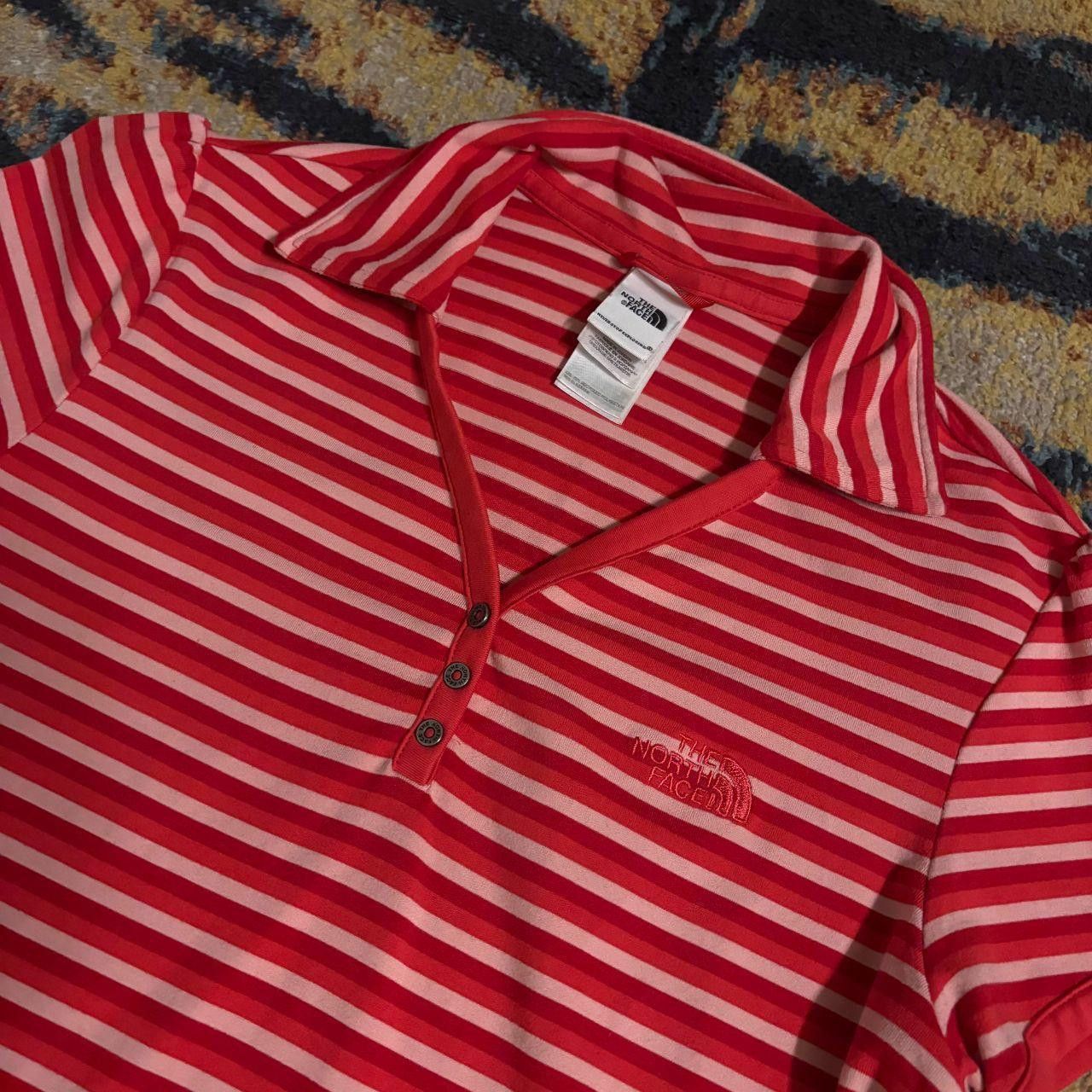 The North Face Vintage North Face Striped Polo Size US XS / EU 42 / 0 - 2 Thumbnail
