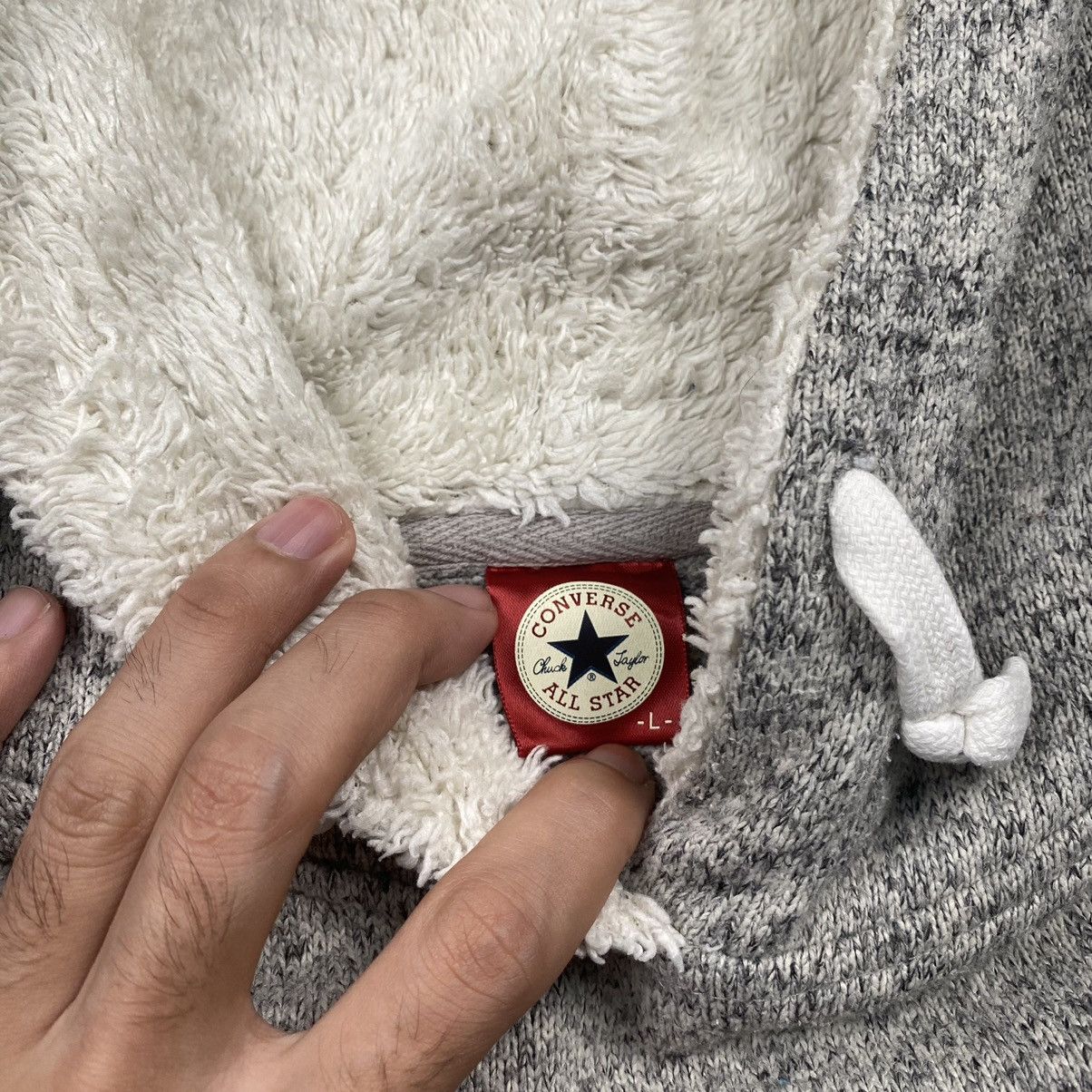 Converse × If Six Was Nine × Vintage y2k Converse Wool Fleece Fur Hoodie Size US M / EU 48-50 / 2 - 5 Thumbnail