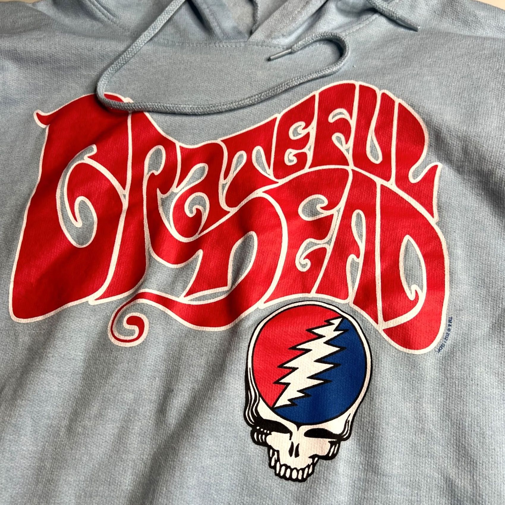 Liquid Blue Grateful Dead Liquid Blue Hoodie M Light Blue Dancing Bears Steal Your Face Grap Size US M / EU 48-50 / 2 - 3 Thumbnail