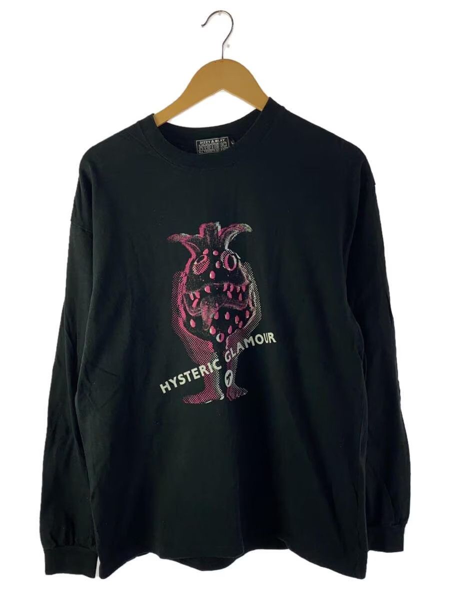 image of Hysteric Glamour Hysteric Monster Long Sleeve Tee in Black, Men's (Size Large)