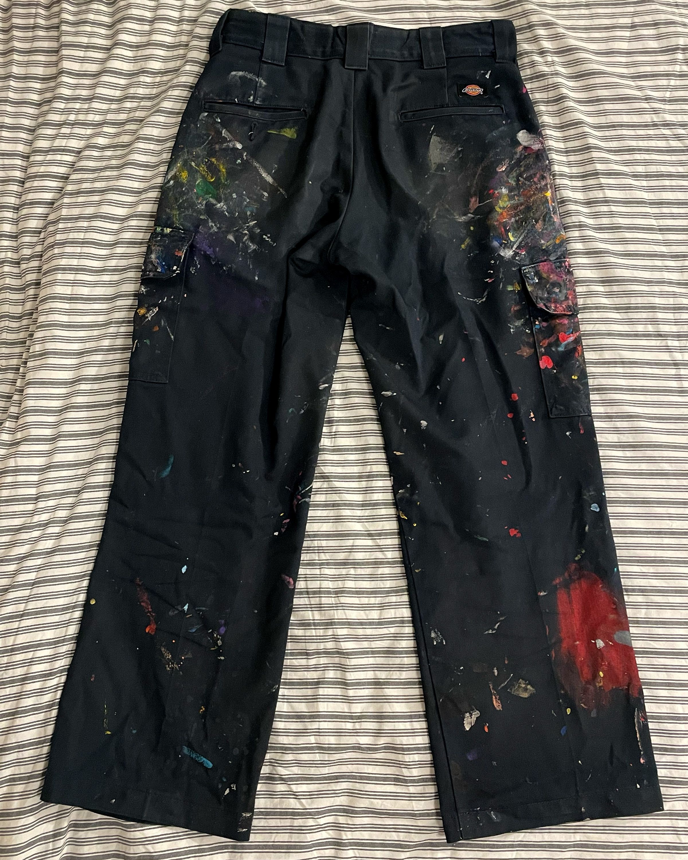 Painted Dickies Lose Fit Cargo Pants