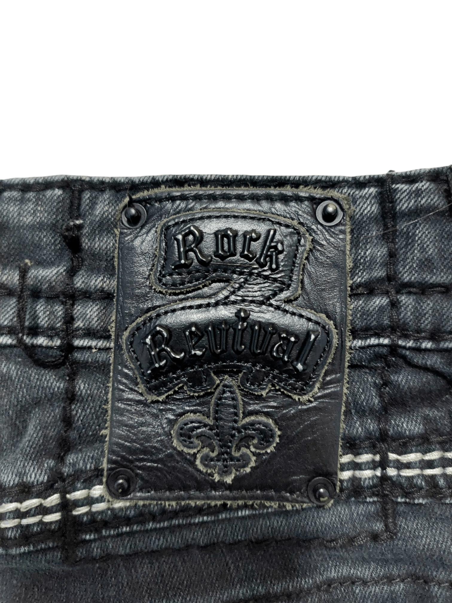 Rock Revival Flare💥 Vintage Punk Rock Revival Jeans Size US 30 / EU 46 - 19 Thumbnail