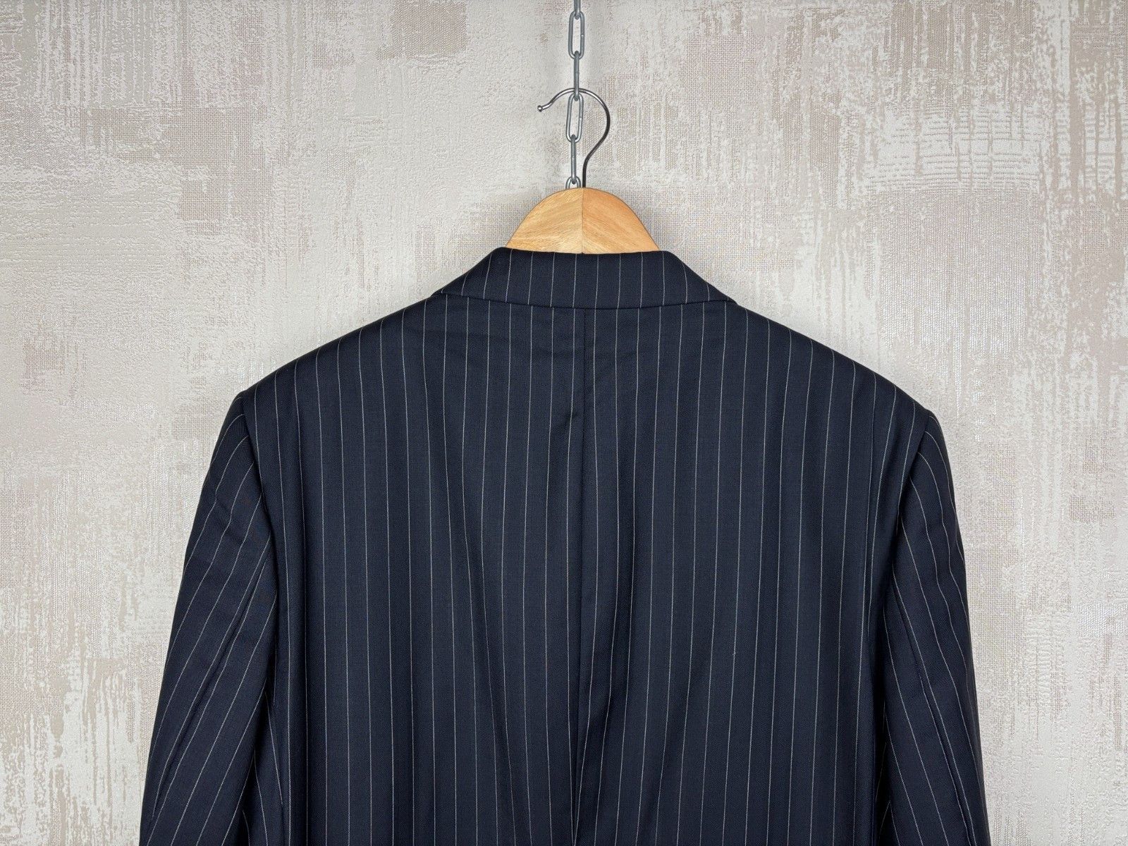 Other UK Holland Esquire Striped Wool Blazer Long UK 40" 112 cm EU 50 Size 40L - 21 Thumbnail