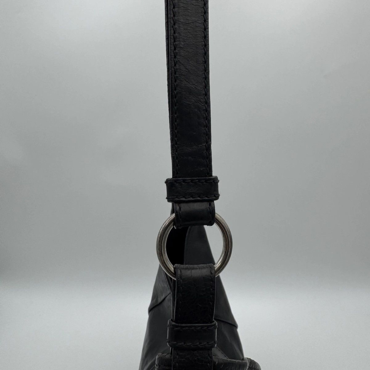 Yves Saint Laurent YSL Black Leather Mombasa Hobo Bag Size ONE SIZE - 11 Thumbnail