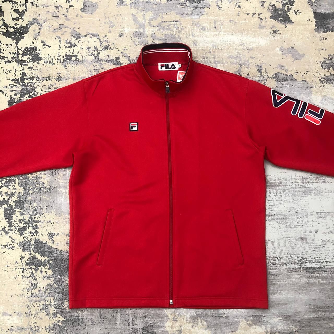 Fila Y488 90s FILA ONE SET JACKET & TRACKSUIT PANTS Size US M / EU 48-50 / 2 - 4 Thumbnail