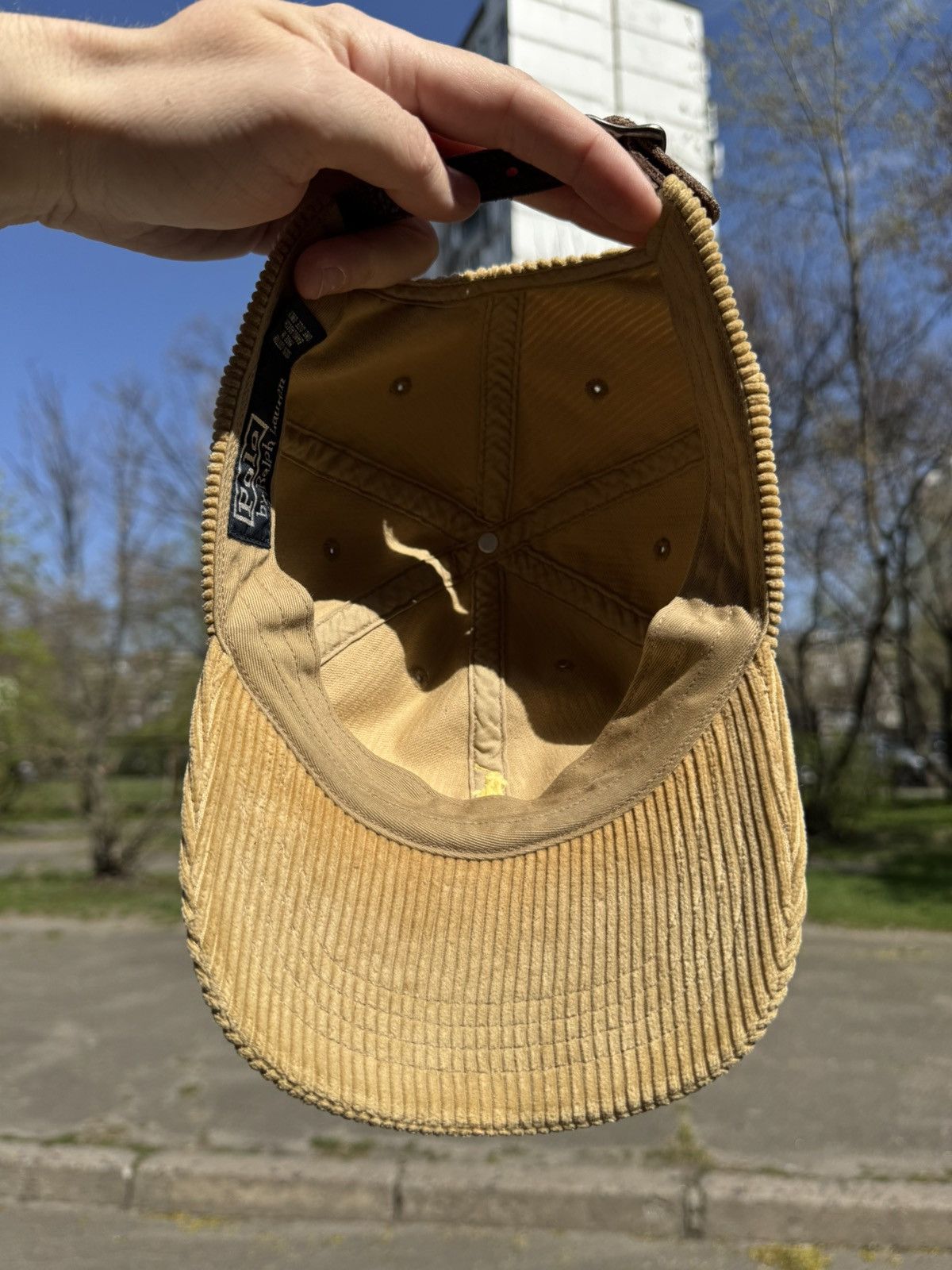 Polo Ralph Lauren 🐎POLO RALPH LAUREN Velvet cap Vintage 90s 00s Lean style Y2K Size ONE SIZE - 8 Thumbnail