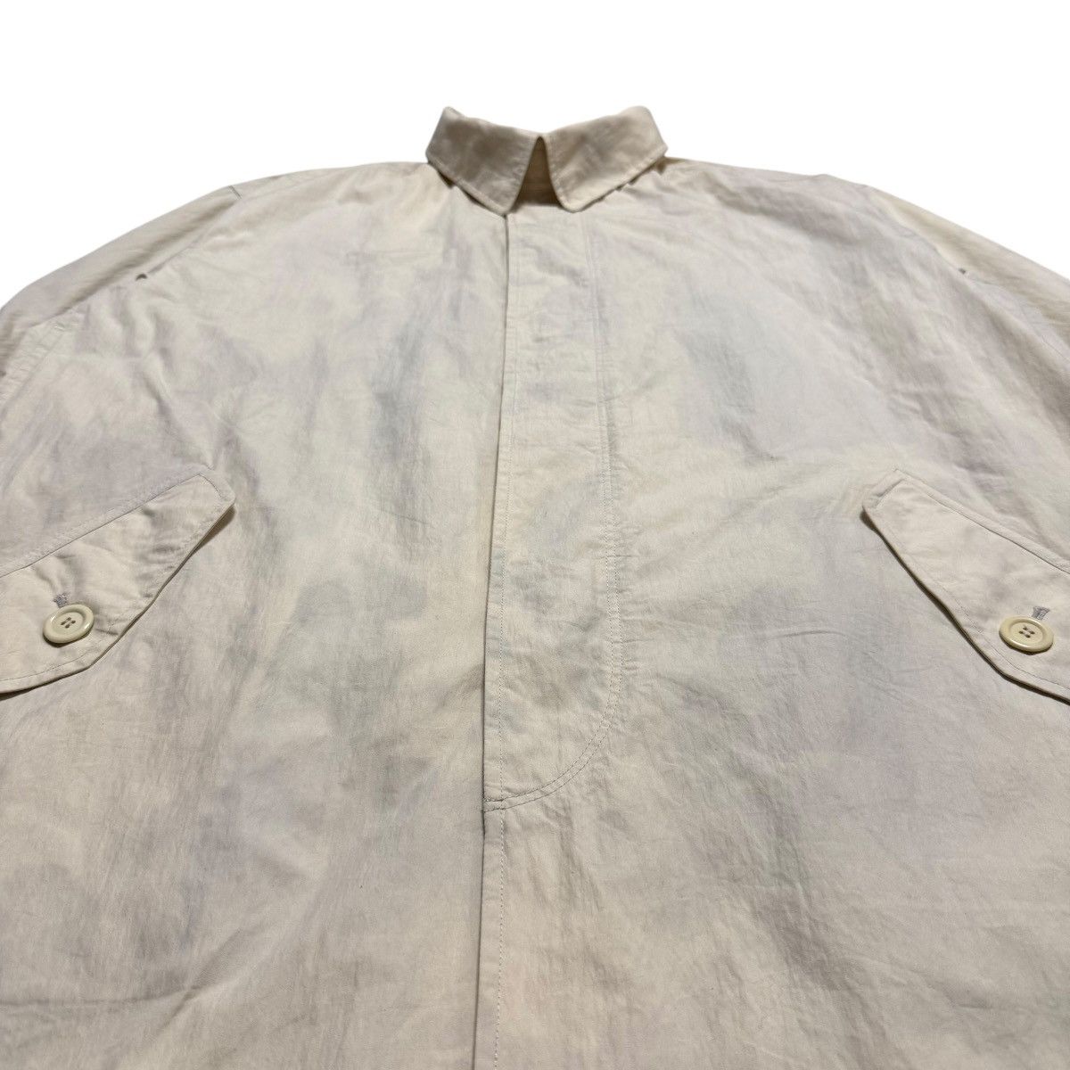 Issey Miyake Vintage Sample Issey Miyake Windcoat Overcoat Size US M / EU 48-50 / 2 - 4 Thumbnail