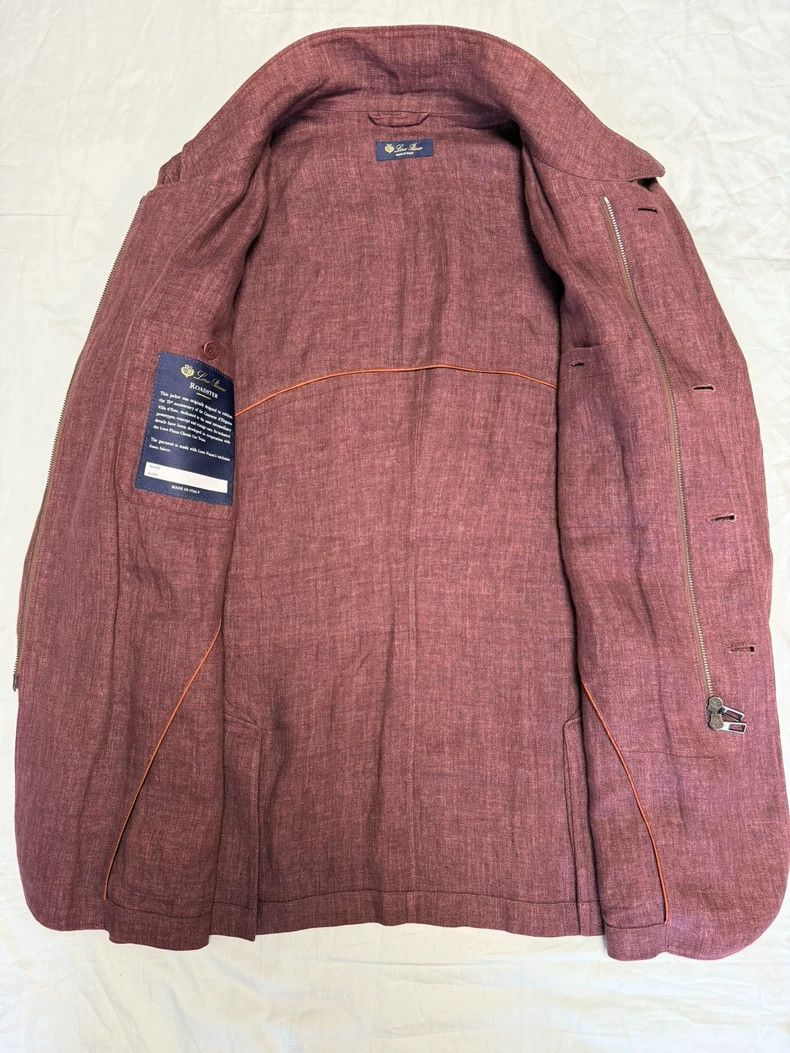 Loro Piana LORO PIANA Men's classic Roadster vintage linen coat Size US M / EU 48-50 / 2 - 4 Thumbnail