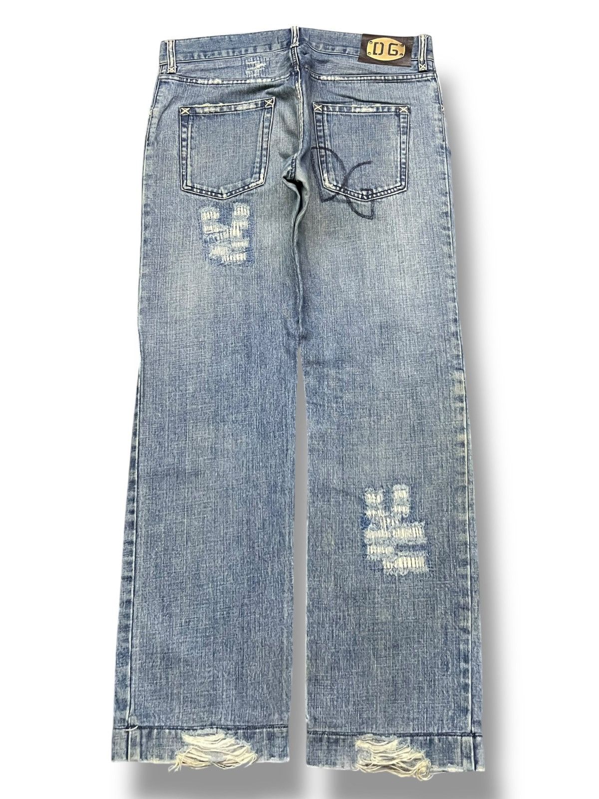 Dolce & Gabbana Vintage Dolce & Gabbana Italian Designer - Distressed Denim Size US 35 - 3 Thumbnail