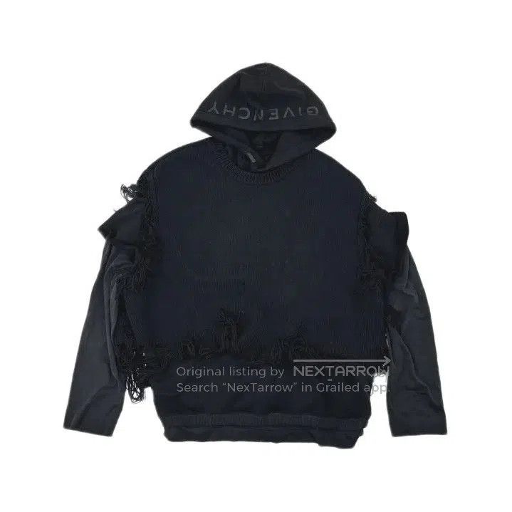 Givenchy Givenchy SS23 Solid Hole Men's Hoodie. Size US L / EU 52-54 / 3 - 2 Thumbnail
