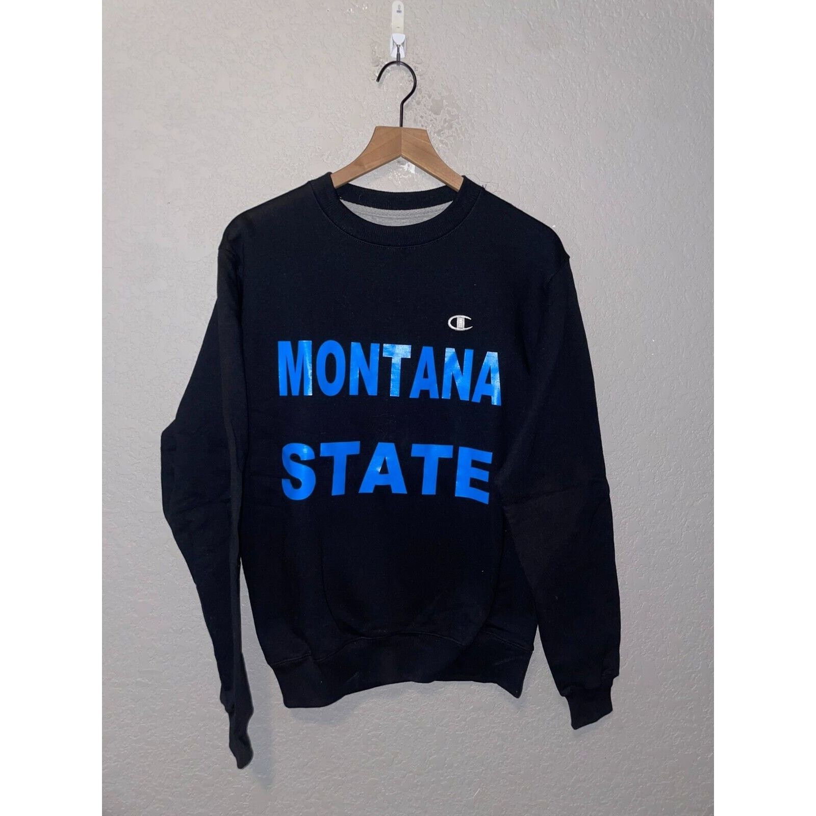 Champion Champion Montana State Sweatshirt College Black Crewneck S Size US S / EU 44-46 / 1 - 1 Thumbnail