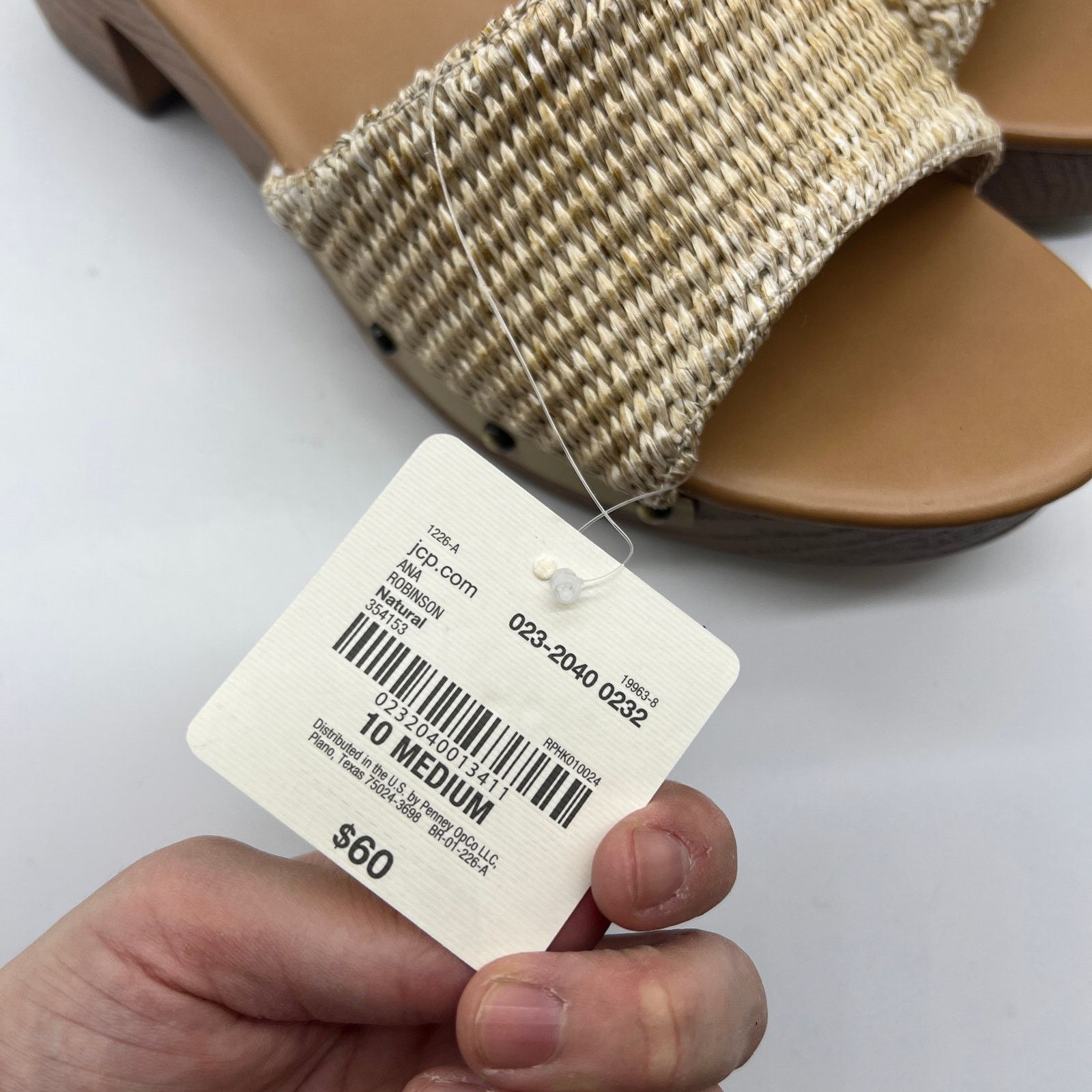 Other a.n.a. Women Shoes Robinson Casual Heel Natural Color Size US 10 / IT 40 - 6 Thumbnail