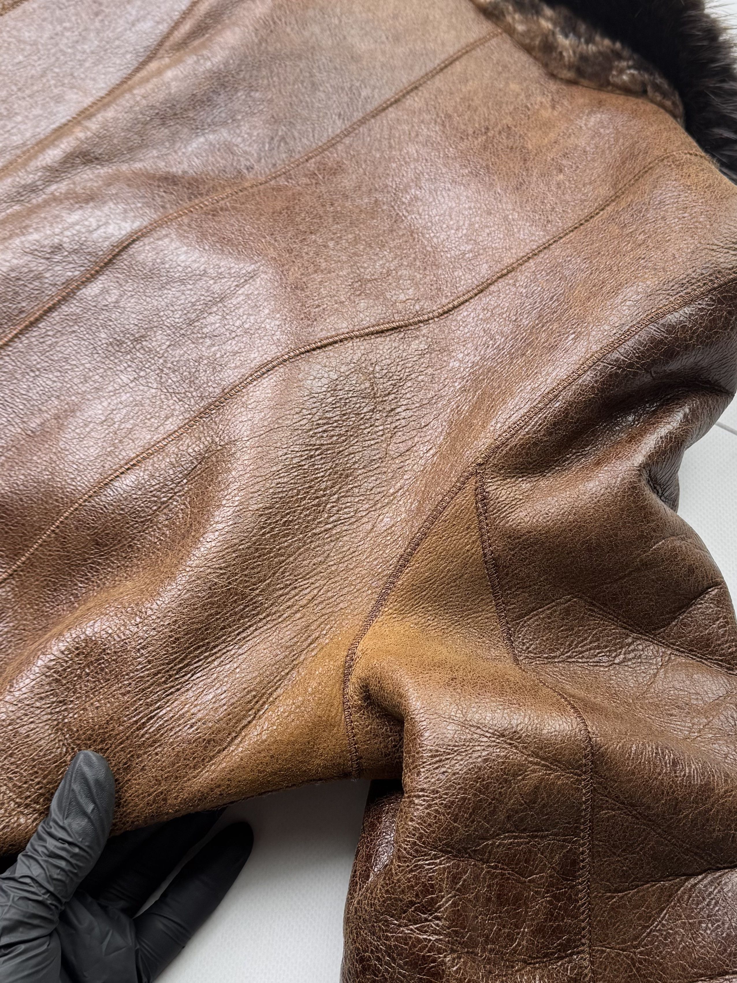 Japanese Brand Vintage Real Sheepskin 2 in 1 Coat (B586)E2 Size L / US 10 / IT 46 - 10 Thumbnail