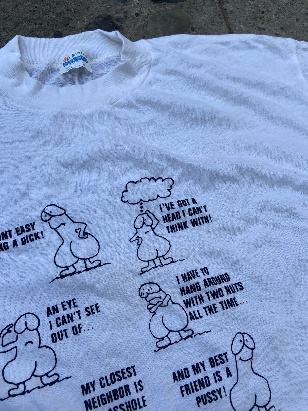Vintage Vintage don’t be a dick T shirt Size US XL / EU 56 / 4 - 4 Thumbnail