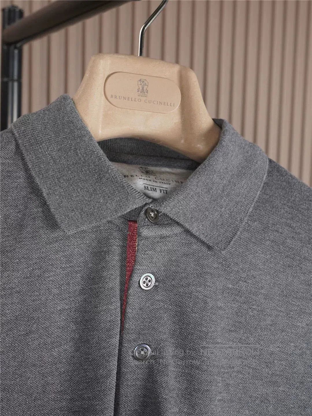 Brunello Cucinelli Brunello Cucinelli Gray Short Sleeve Polo. Size US S / EU 44-46 / 1 - 3 Thumbnail